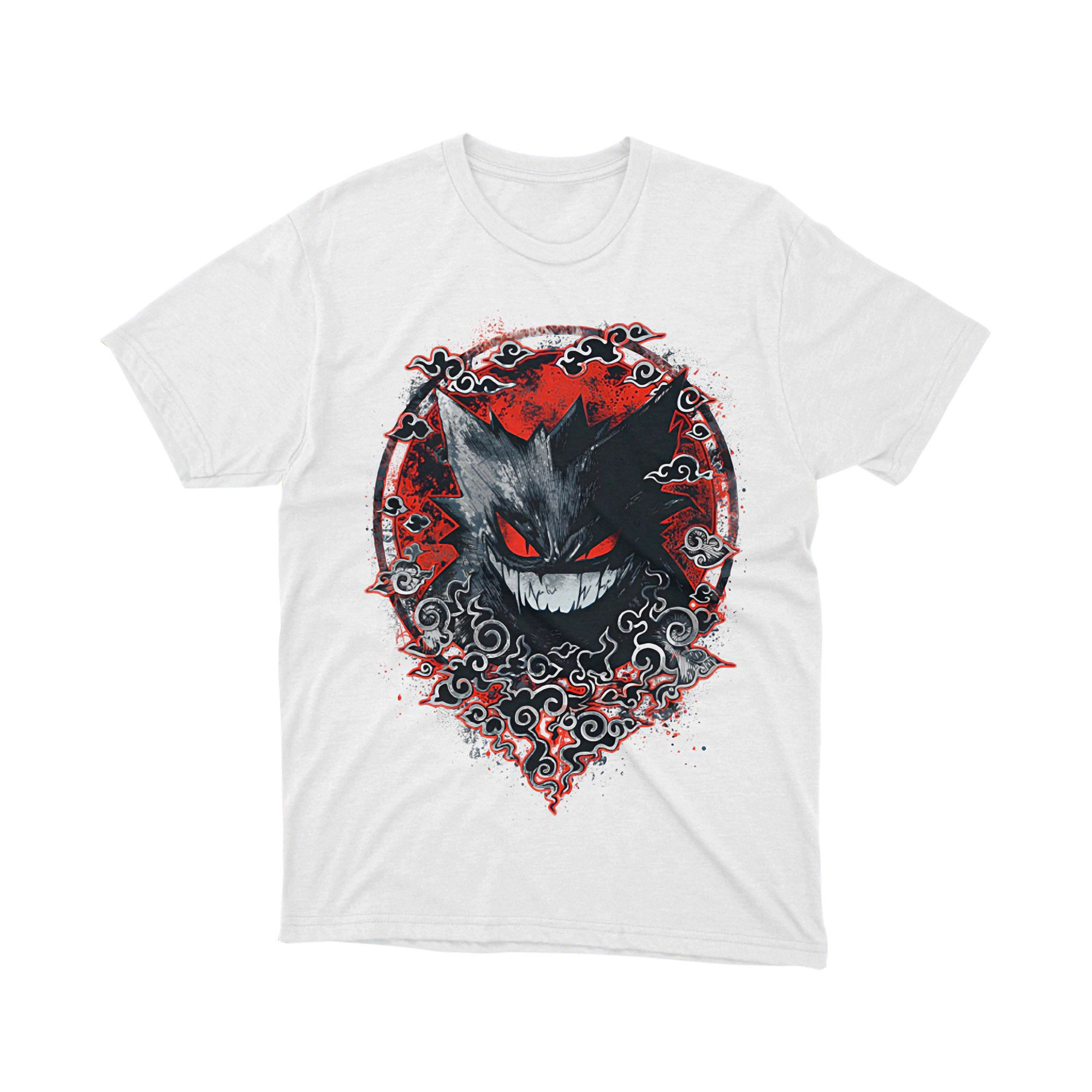 Pokemon Gengar Haunter Shadow Form Ghost T Shirt White