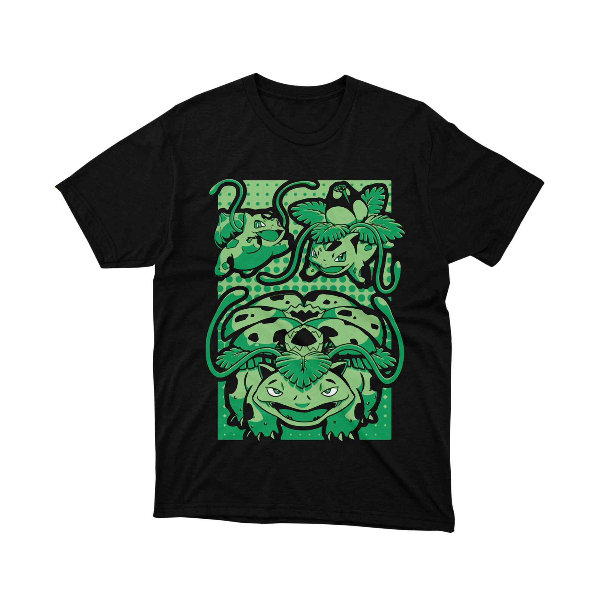 Pokemon Venusaur Ivysaur Bulbasaur Grass Starter T Shirt