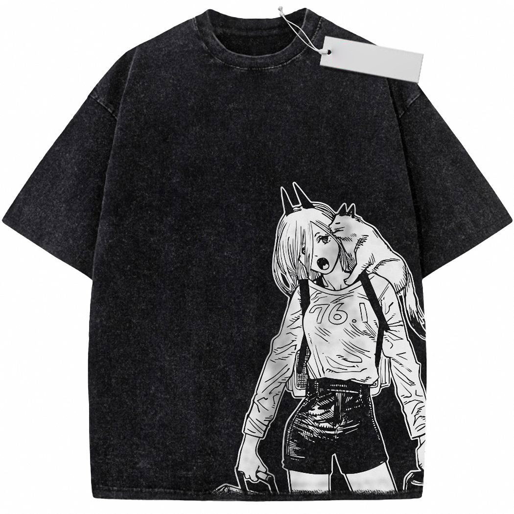 Power Shirt, Chainsaw Man Shirt, Anime Shirt, Vintage T Shirt 4