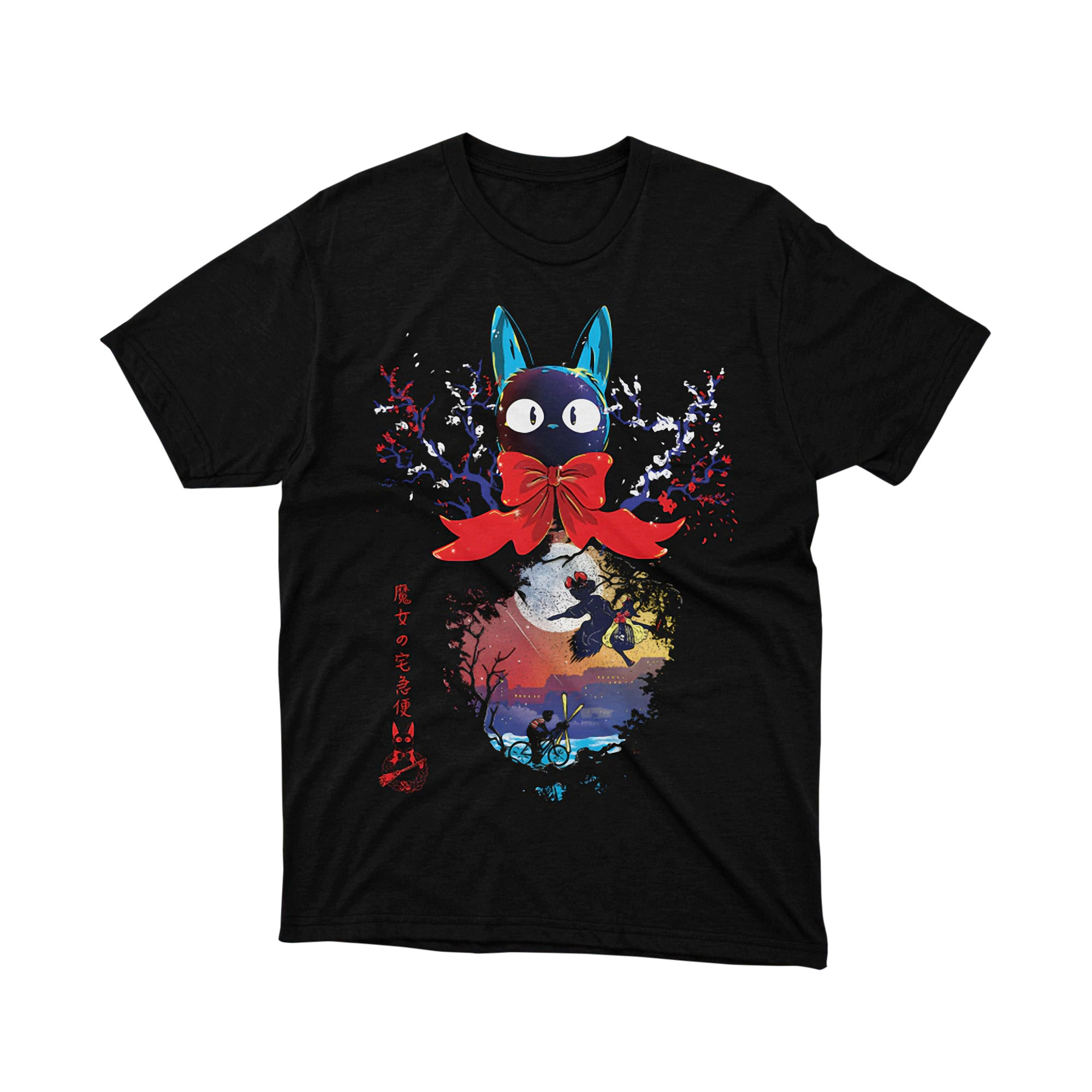 Princess Mononoke Mask T Shirt Anime Graphic Tee Wolf Spirit Japanese Cartoon Style Shirt for Men and Women Otaku Gift