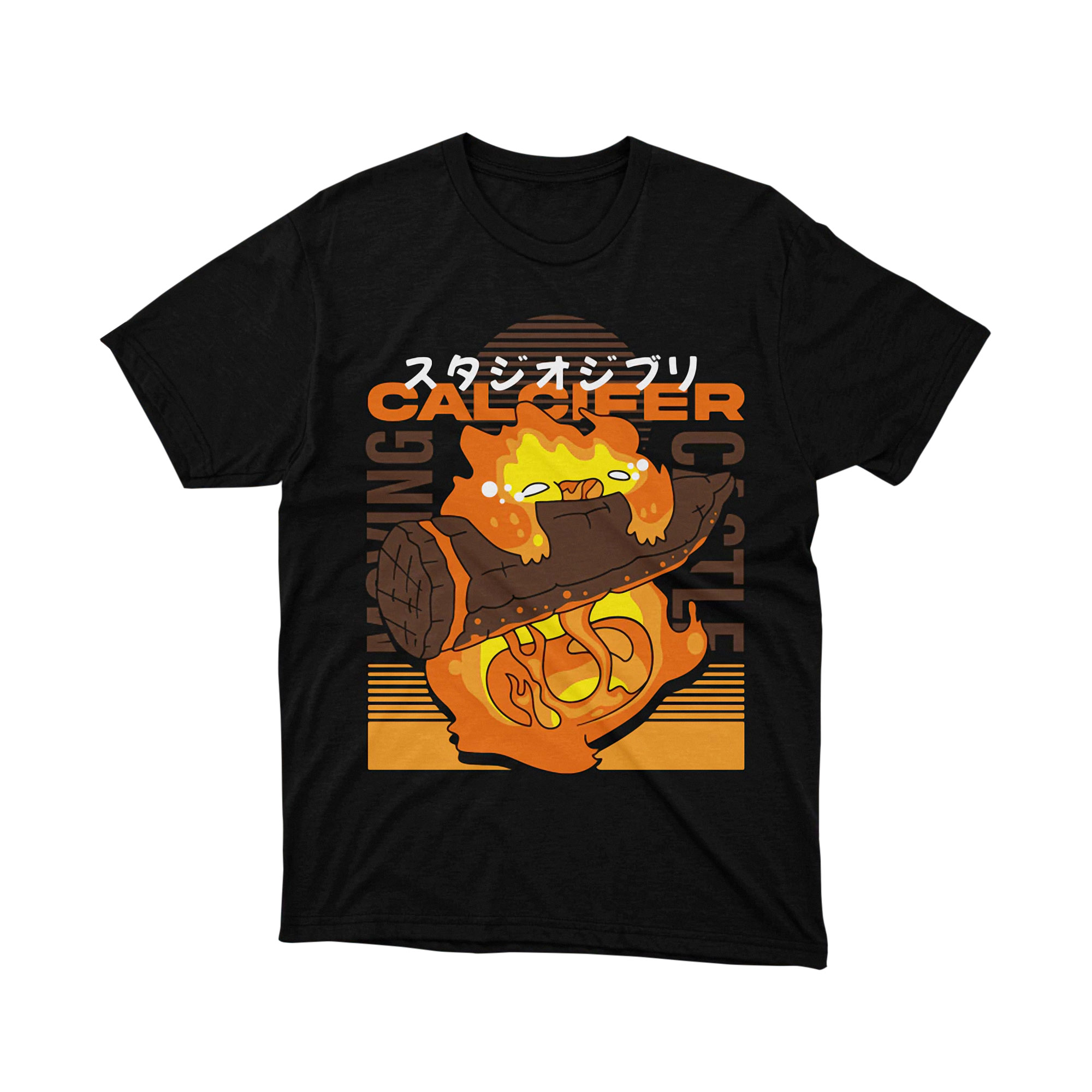 Princess Mononoke Samurai T Shirt Anime Graphic Tee Forest Warrior Japanese Cartoon Style Shirt for Men and Women Gift