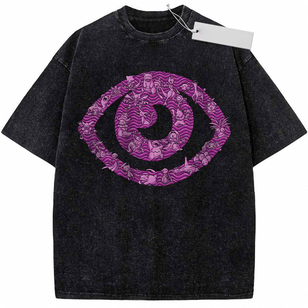 Psychic Type Shirt, Pokemon shirt, Anime Shirt, Vintage Tee 5