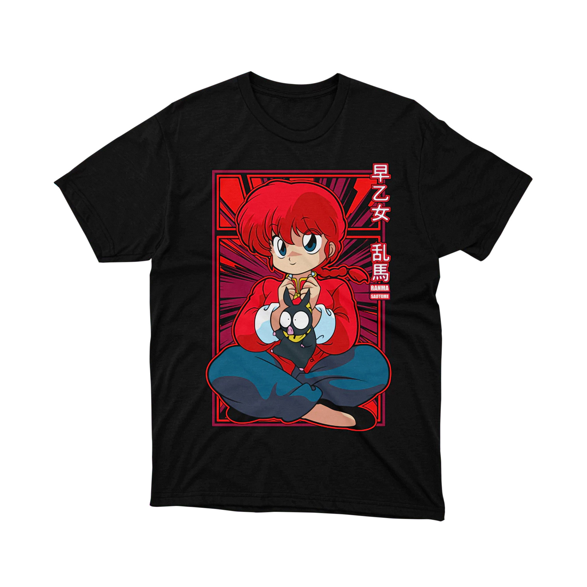 Ranma 1 2 Saotome Ranma Female Form P Chan T Shirt