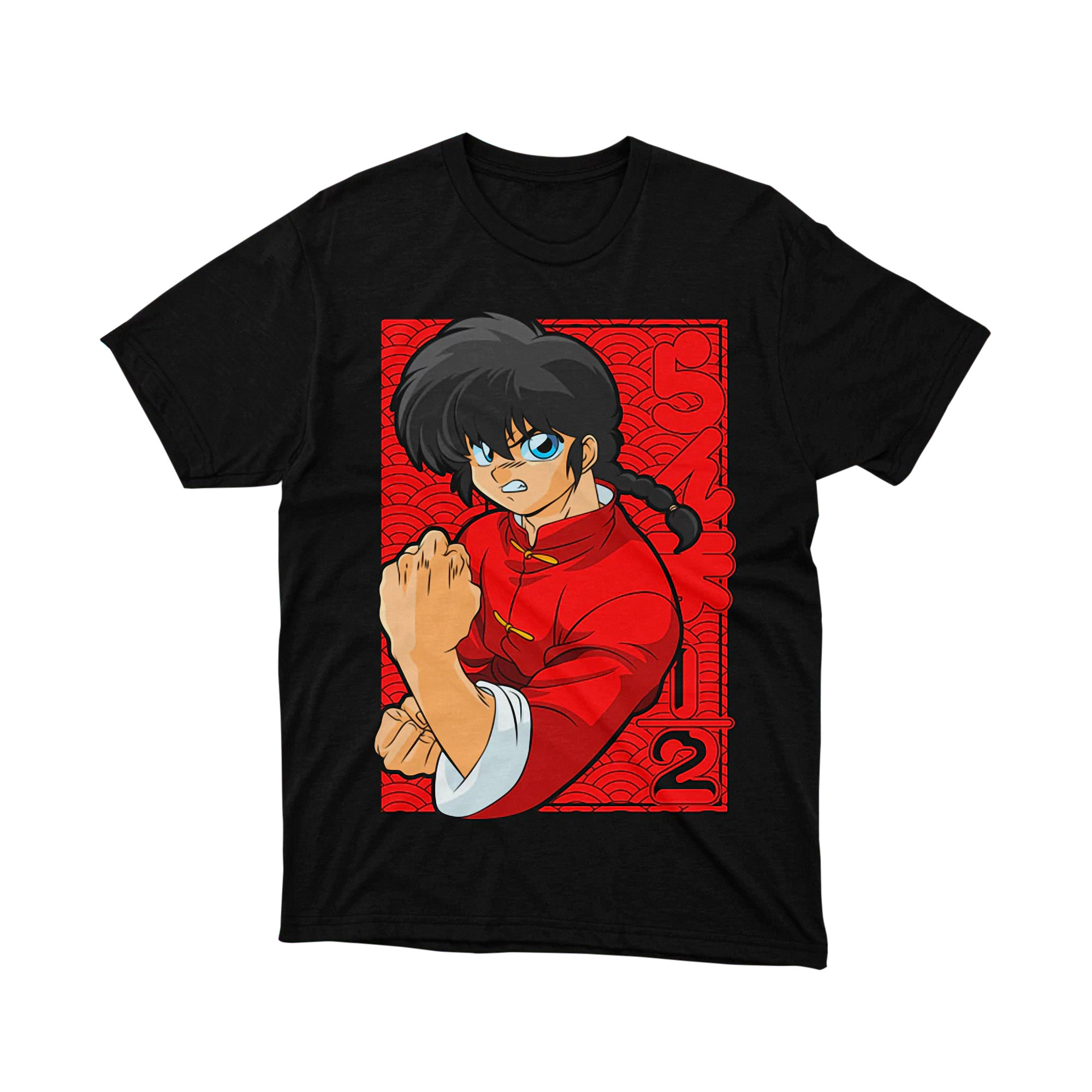Ranma 1 2 Saotome Ranma Male Form T Shirt Martial Arts