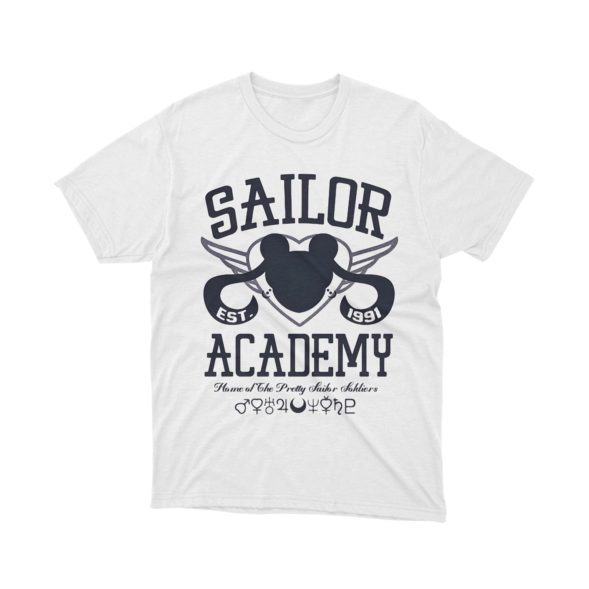 Sailor Moon Sailor Academy 1991 Varsity T Shirt
