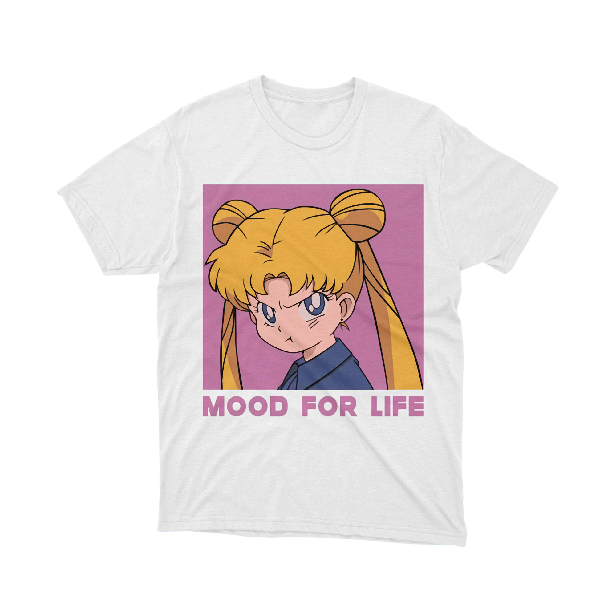 Sailor Moon Usagi Mood For Life Angry Face T Shirt