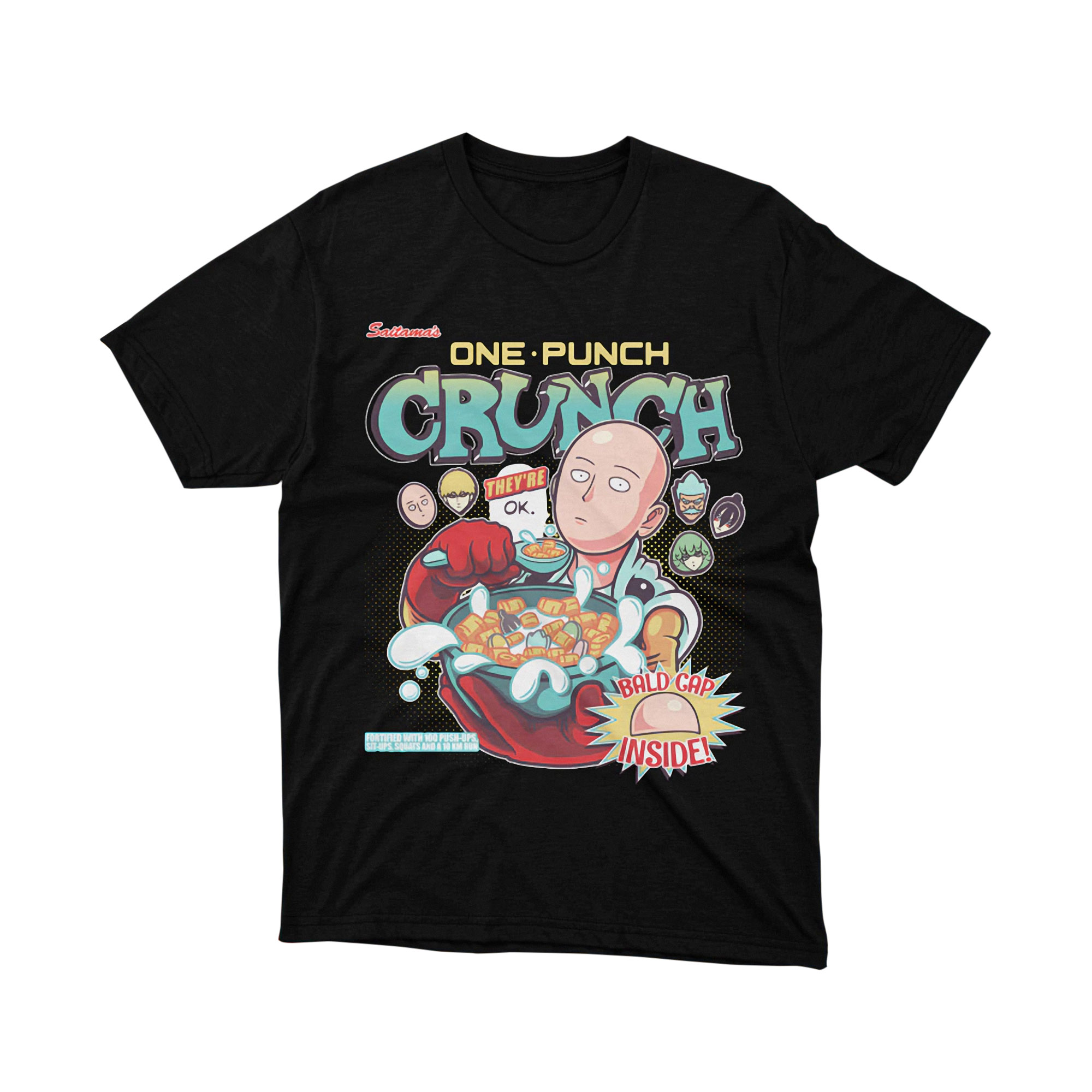 Saitama OK Meme Poster Pop Art One Punch Expression T Shirt
