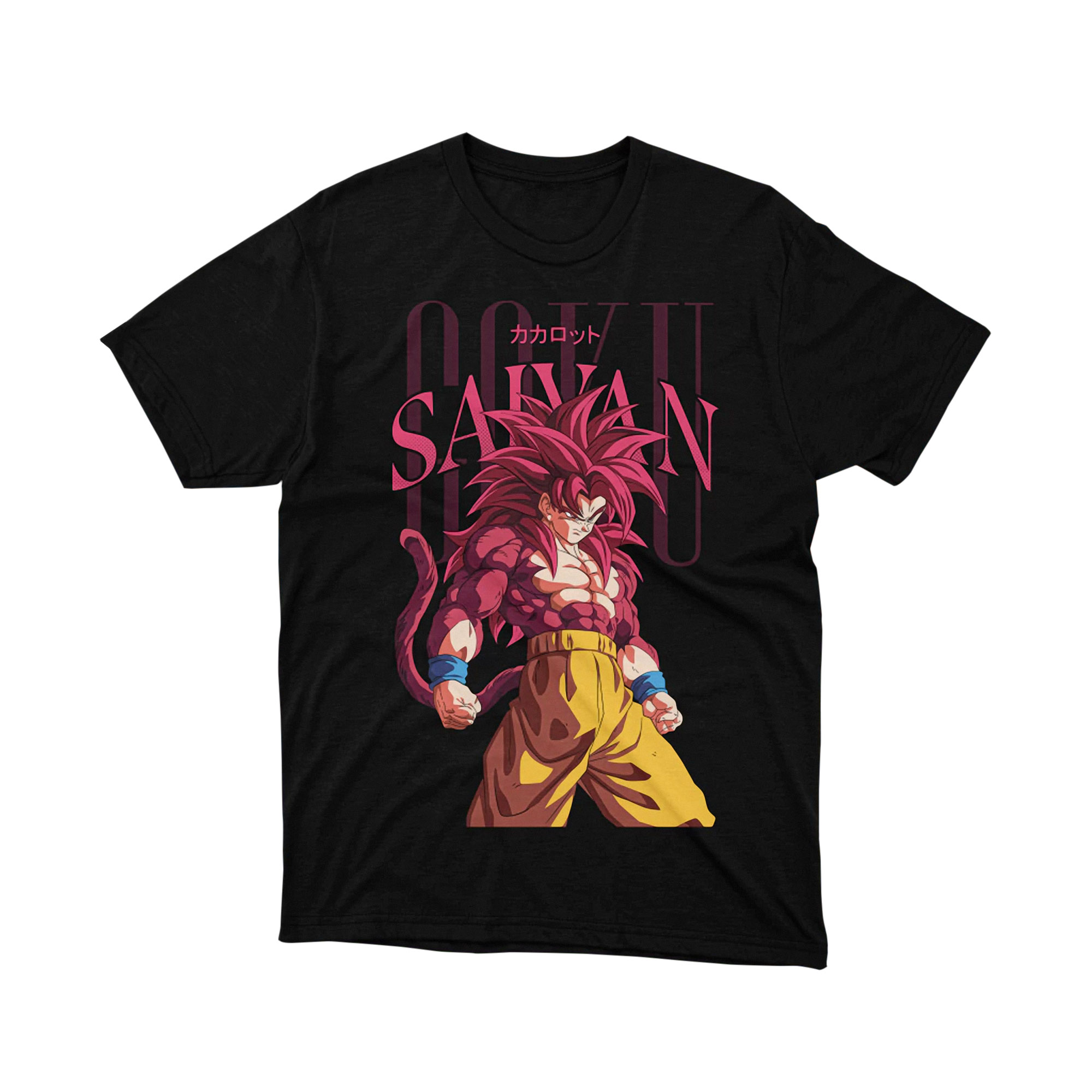 Saiyan Warrior Red Form Shirt Anime Fighter Graphic Tee Powerful Transformation Shirt for Men and Women Gift