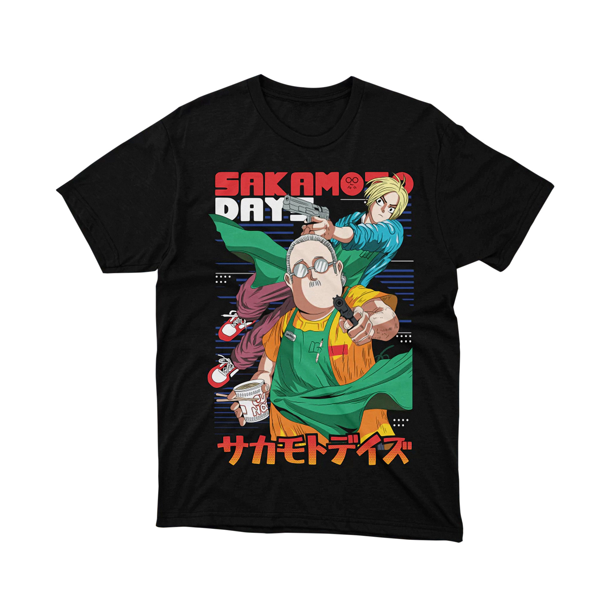 Sakamoto Days Shin Sakamoto Action Battle T Shirt