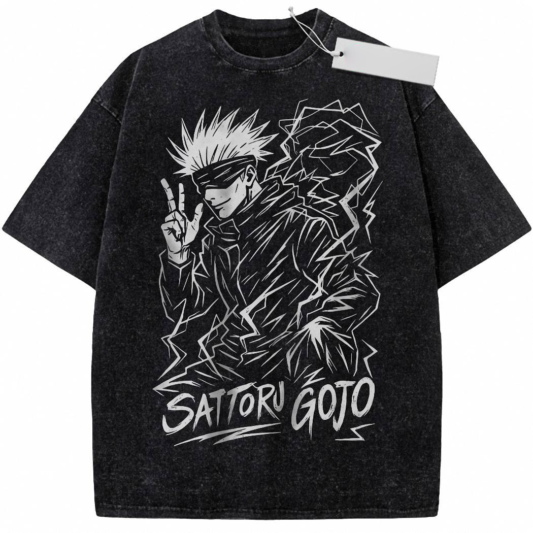 Satoru Gojo Shirt, Jujutsu Kaisen Shirt, Anime Shirt, Vintage Tee 9