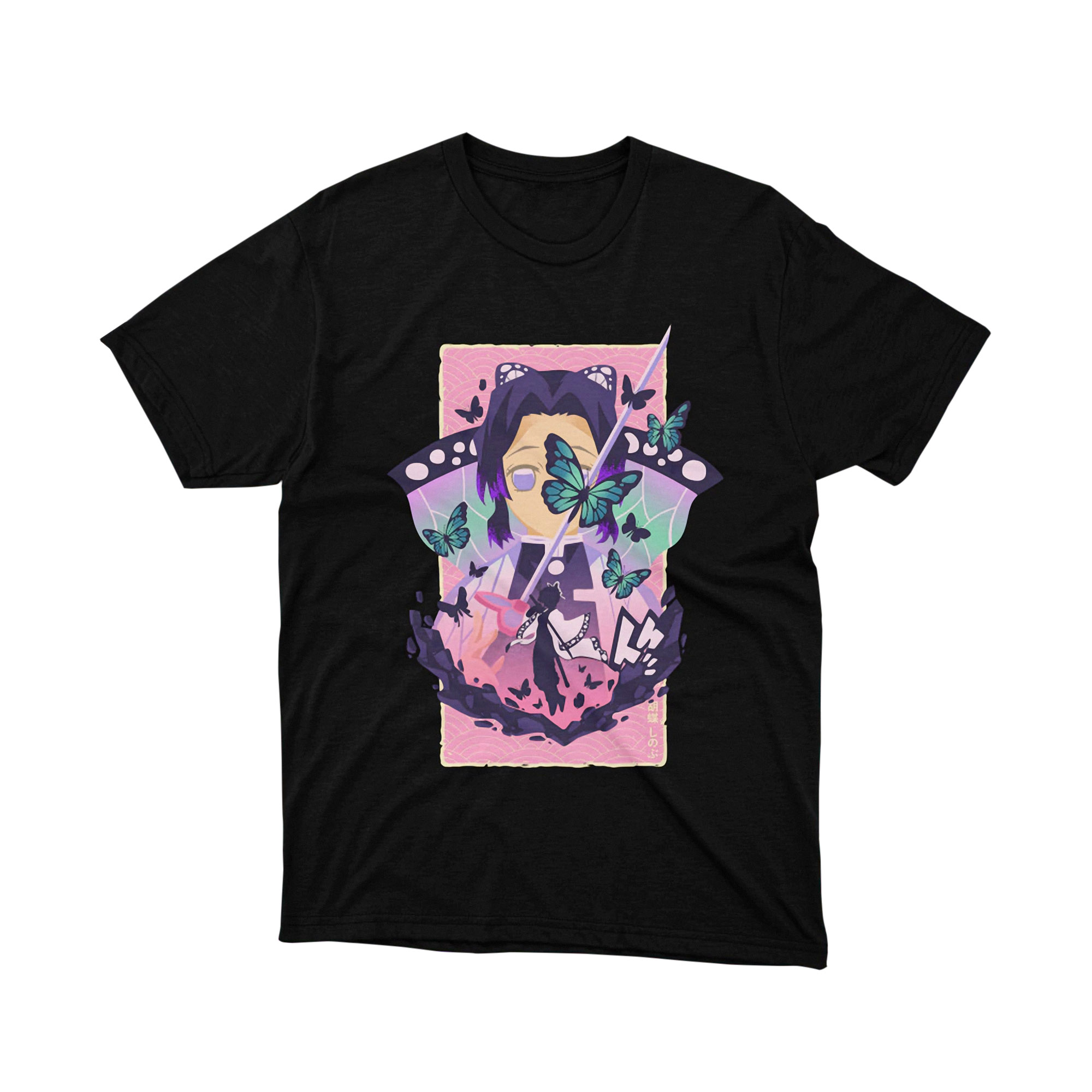 Shinobu Butterfly Demon Slayer Anime Graphic T Shirt Unisex Japanese Style