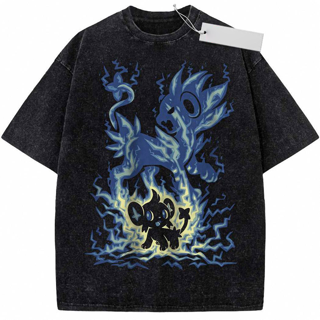 Shinx Shirt, Luxray Shirt, Pokemon shirt, Anime Shirt, Vintage T Shirt 5