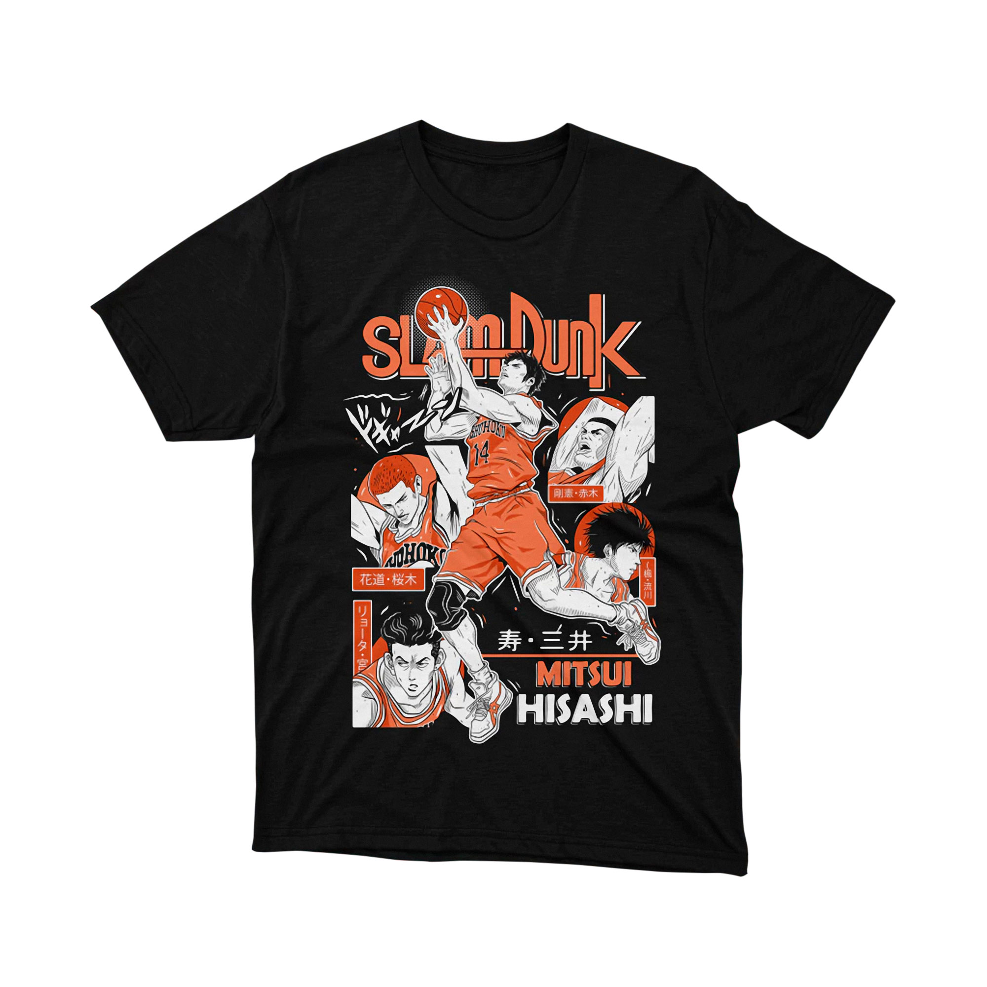 Slam Dunk Mitsui Hisashi Three Point Shooter T Shirt