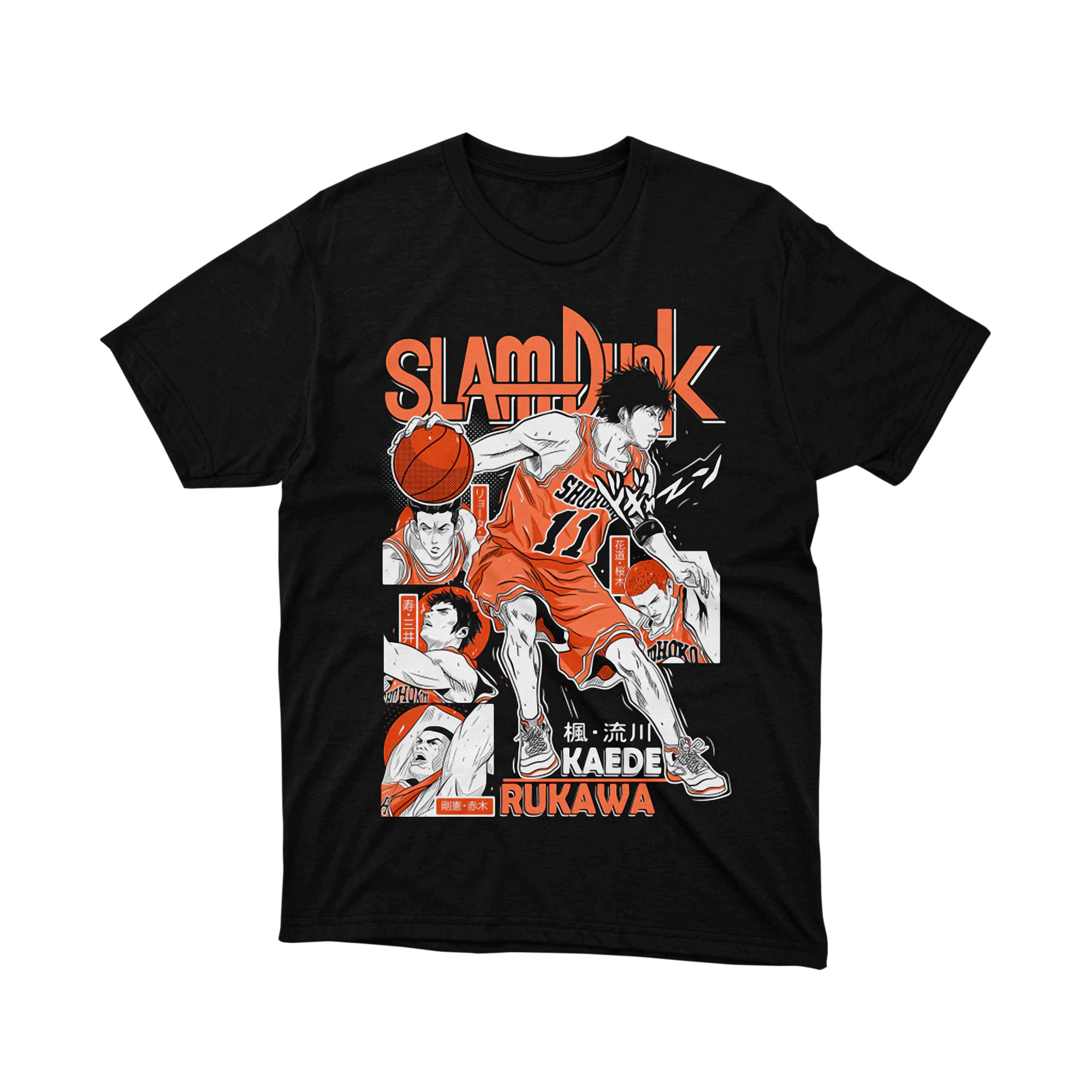 Slam Dunk Rukawa Kaede Fox Ace Player T Shirt