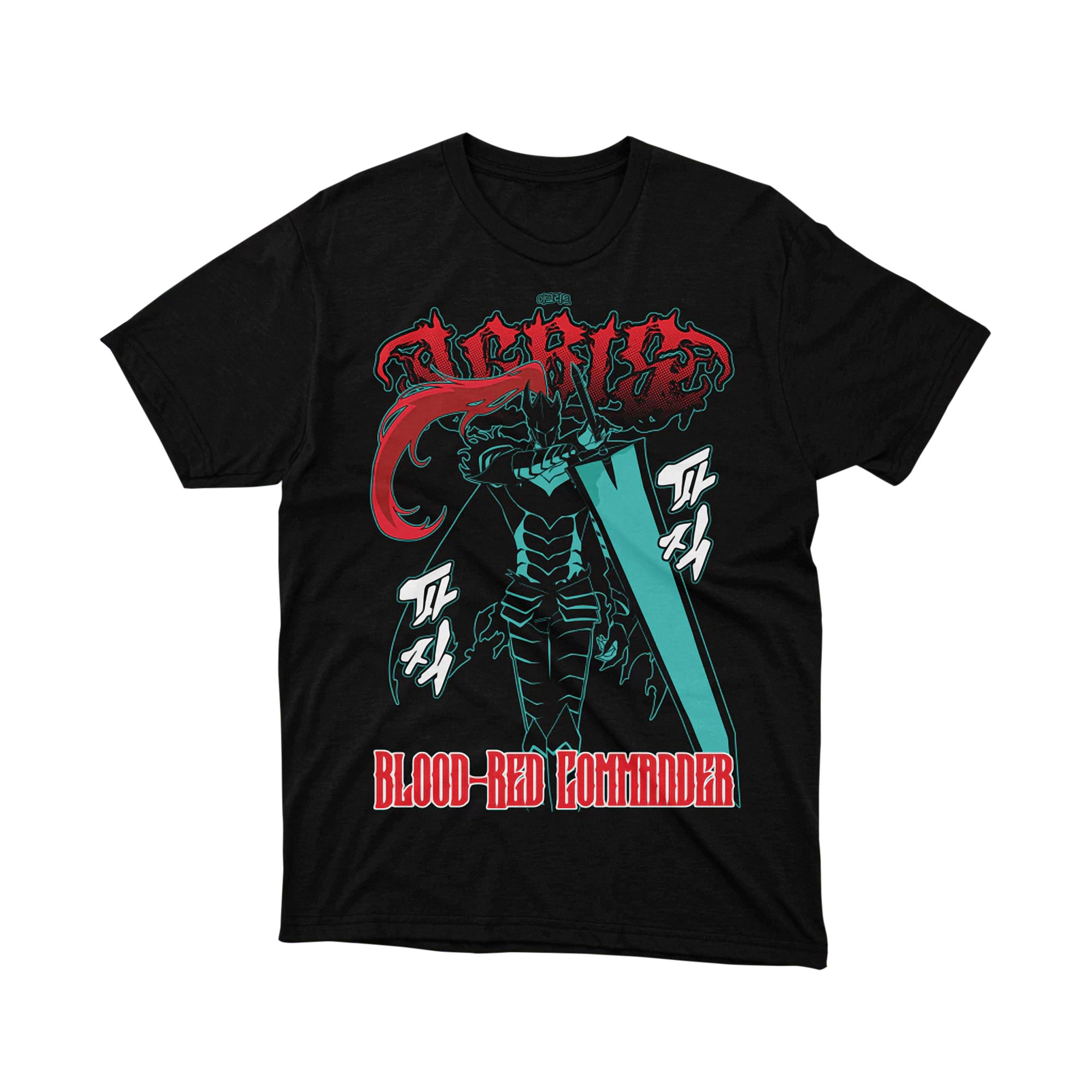 Solo Leveling Igris Blood Red Commander Shadow T Shirt