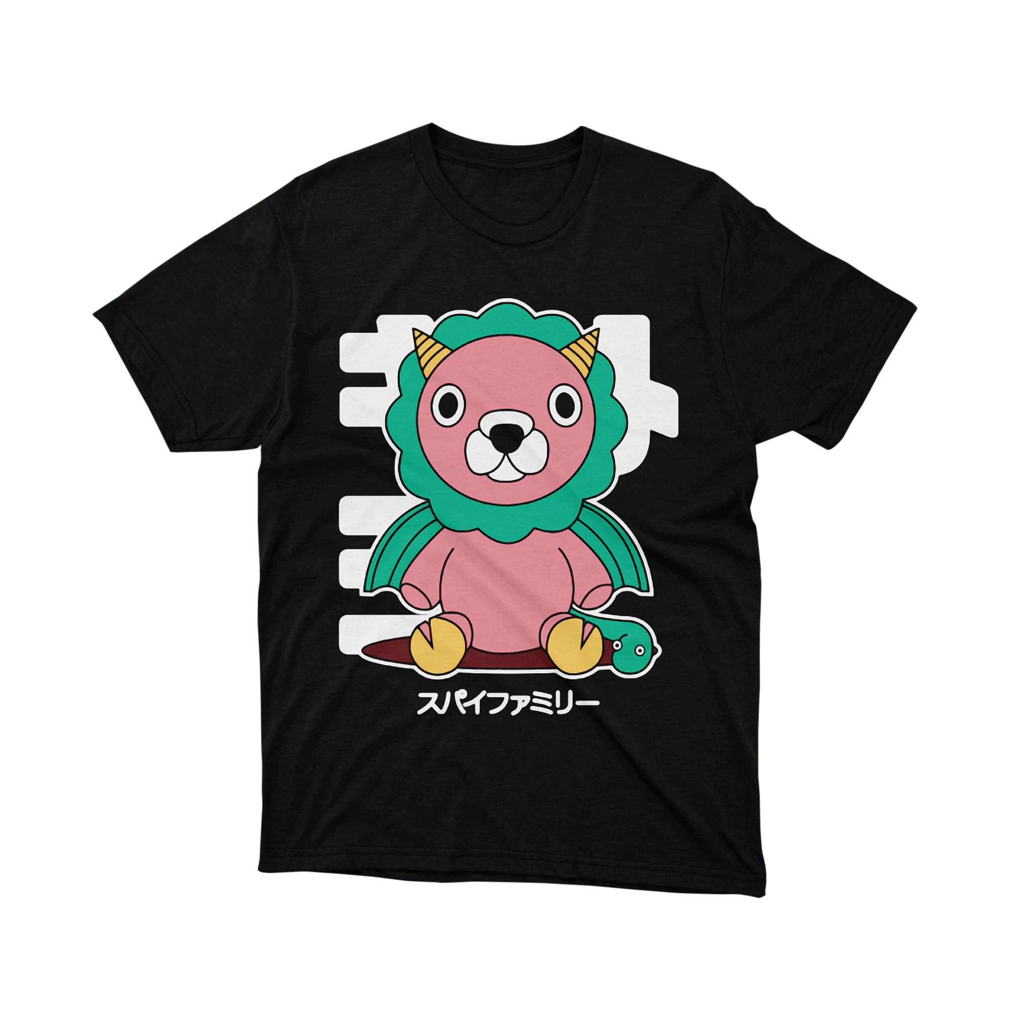 Spy Family Chimera Toy T Shirt Cute Anime Mascot Graphic Tee Colorful Japanese Cartoon Style Shirt for Men and Women