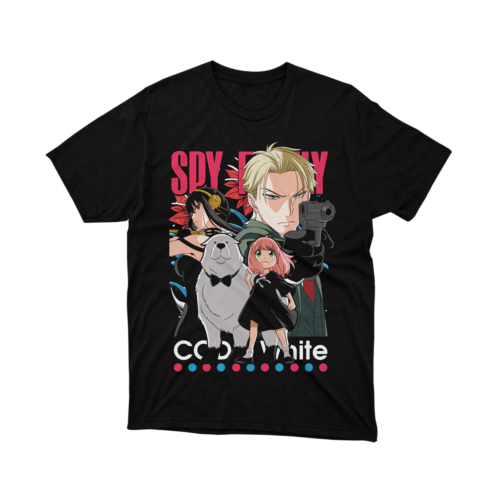 Spy Family Movie T Shirt Anya Loid Yor Bond Anime Graphic Tee Cool Japanese Cartoon Style Shirt for Men and Women