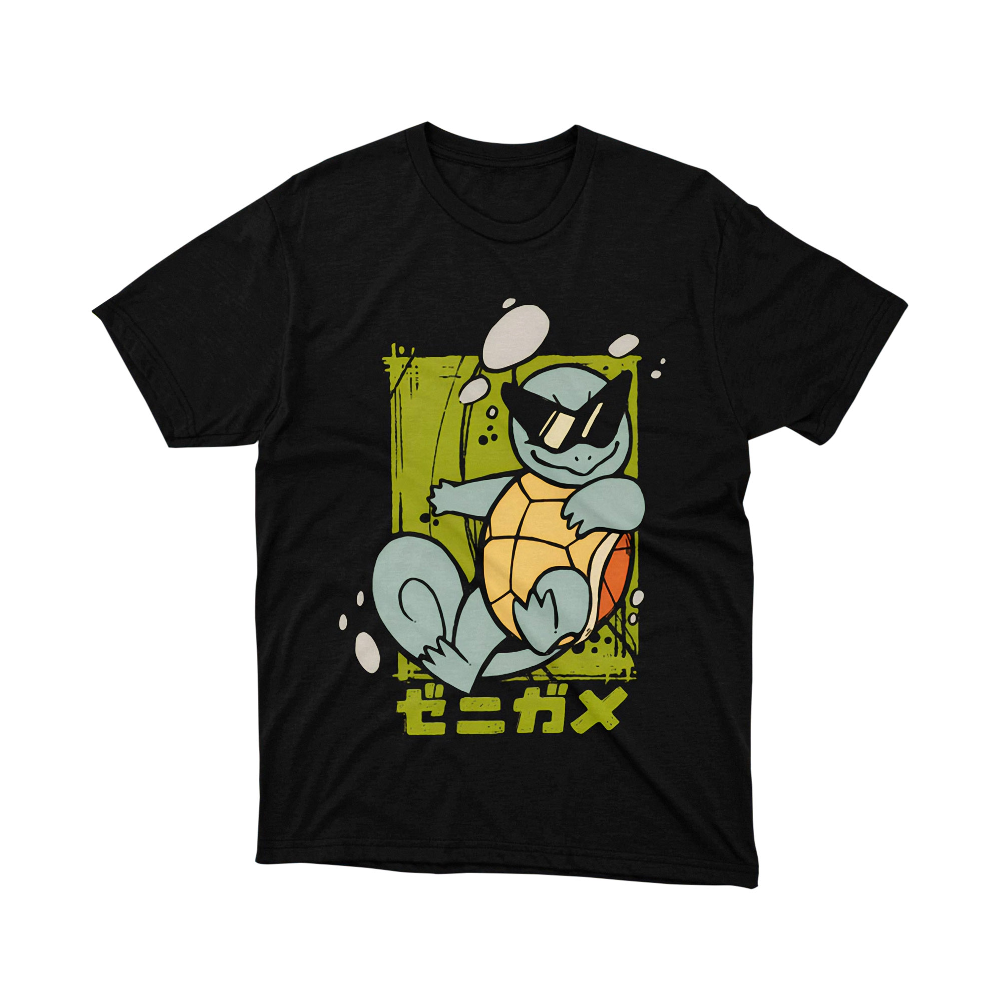 Squirtle Sunglasses Cool Water Type Relax Pose Graphic T Shirt