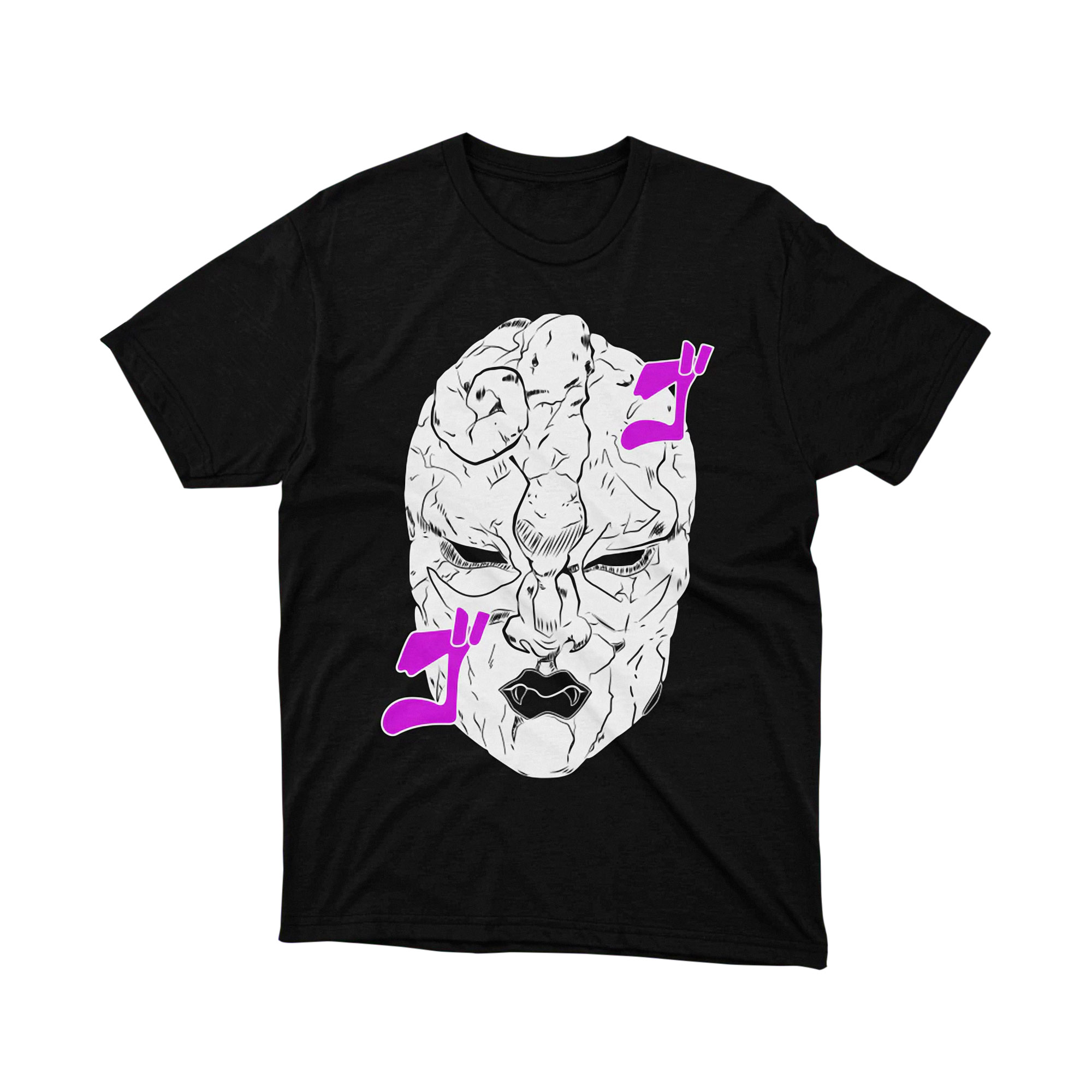 Stone Mask JoJo Bizarre Adventure Anime Face Graphic T Shirt