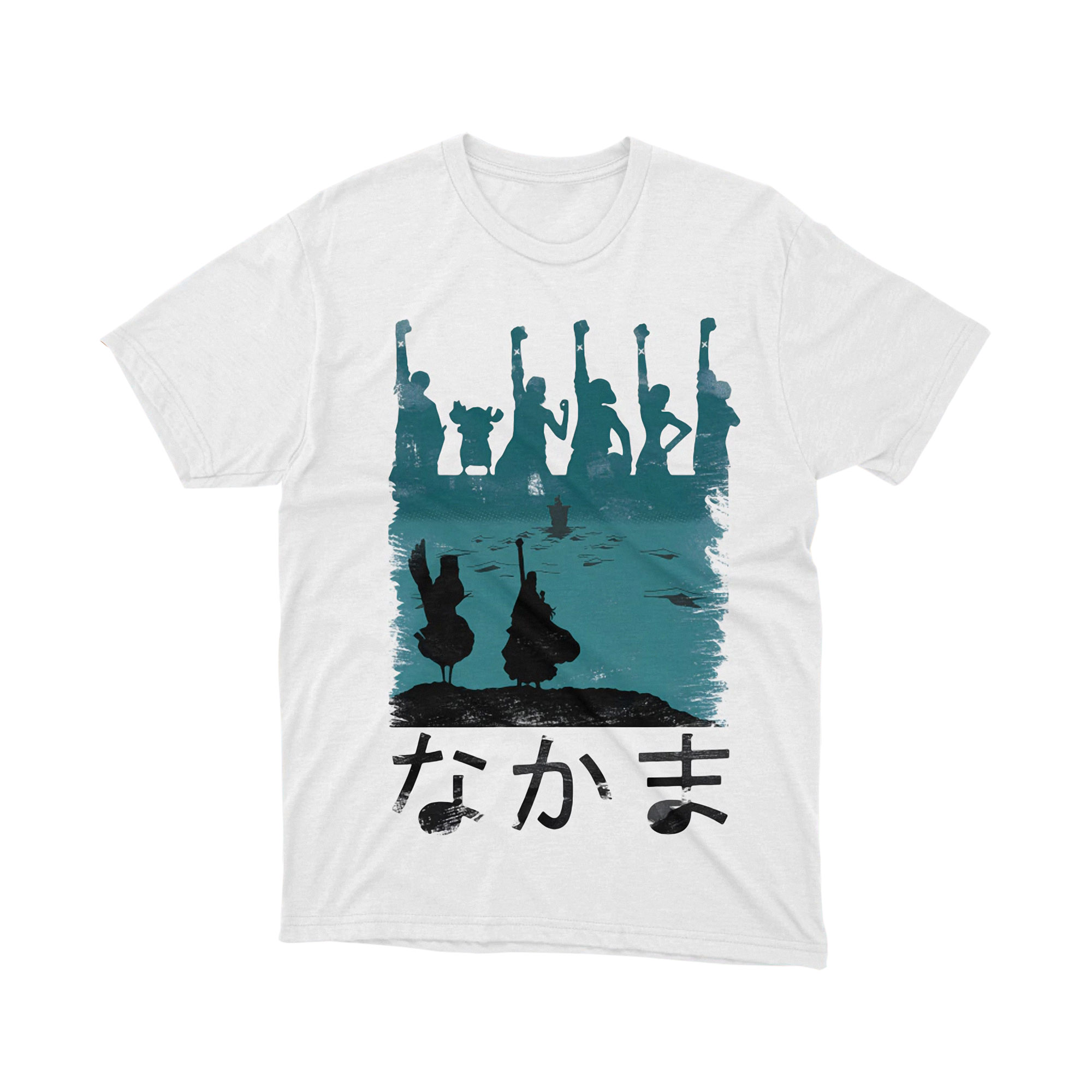 Straw Hat Crew Reflections Nakama Friendship Japanese One Piece T Shirt
