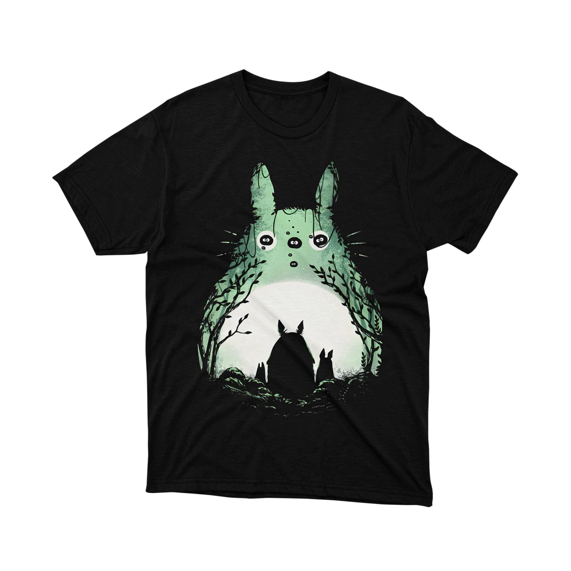 Studio Ghibli My Neighbor Totoro Tree Spirit Dark T Shirt