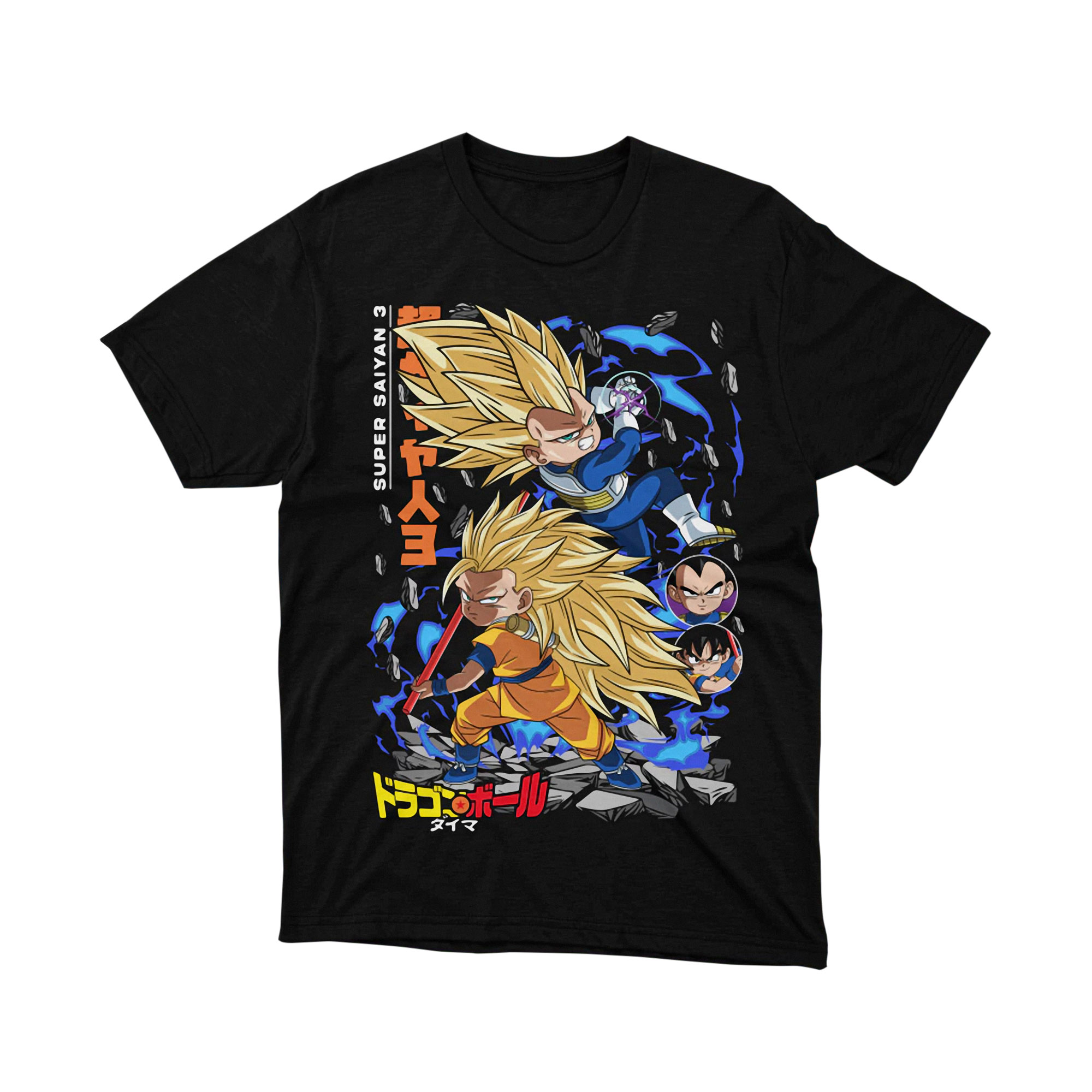 Super Saiyan Battle Graphic Tee Anime Fighters Shirt Electric Aura Design Shirt for Men and Women Gift
