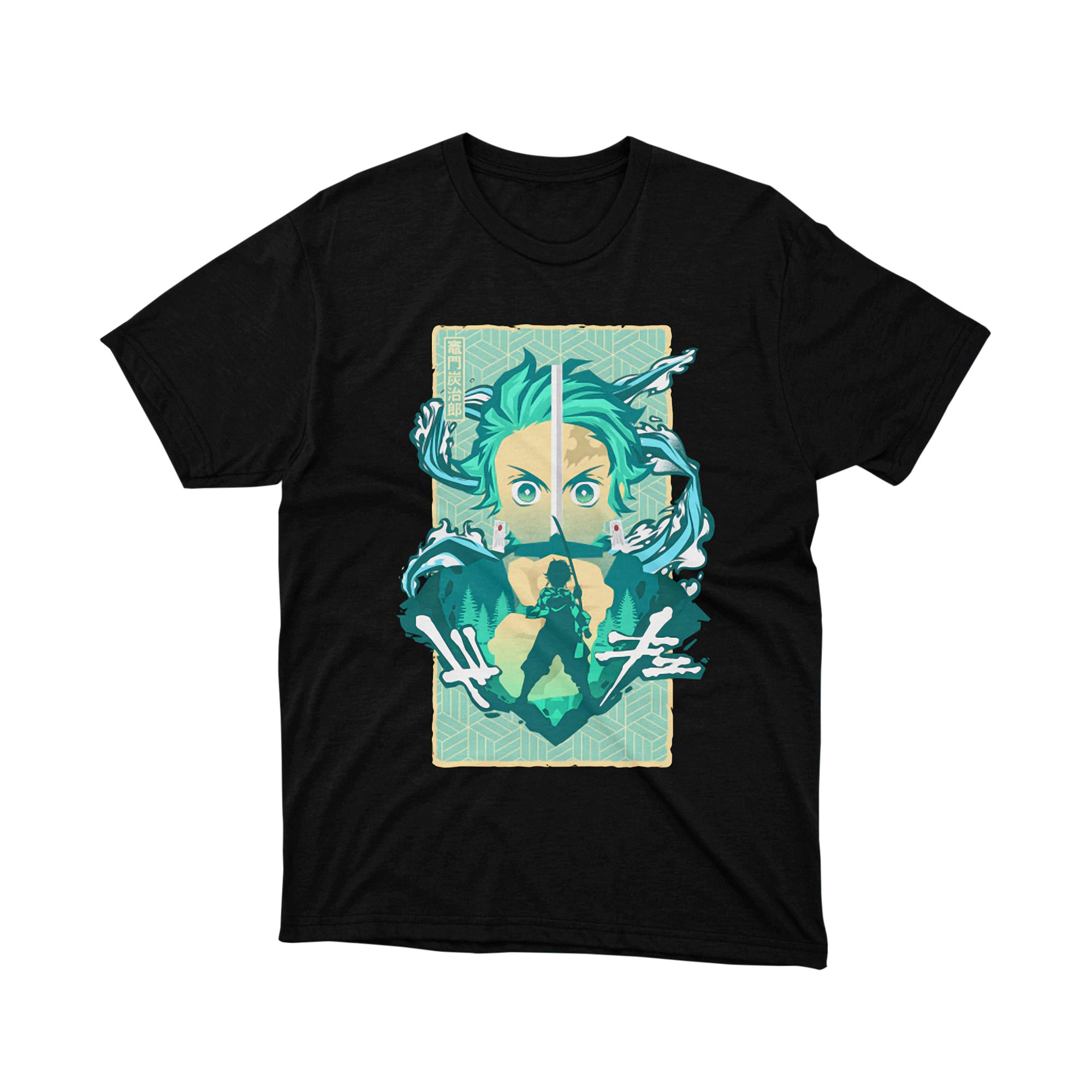 Tanjiro Water Breathing Demon Slayer Anime Graphic T Shirt Japanese Manga Tee