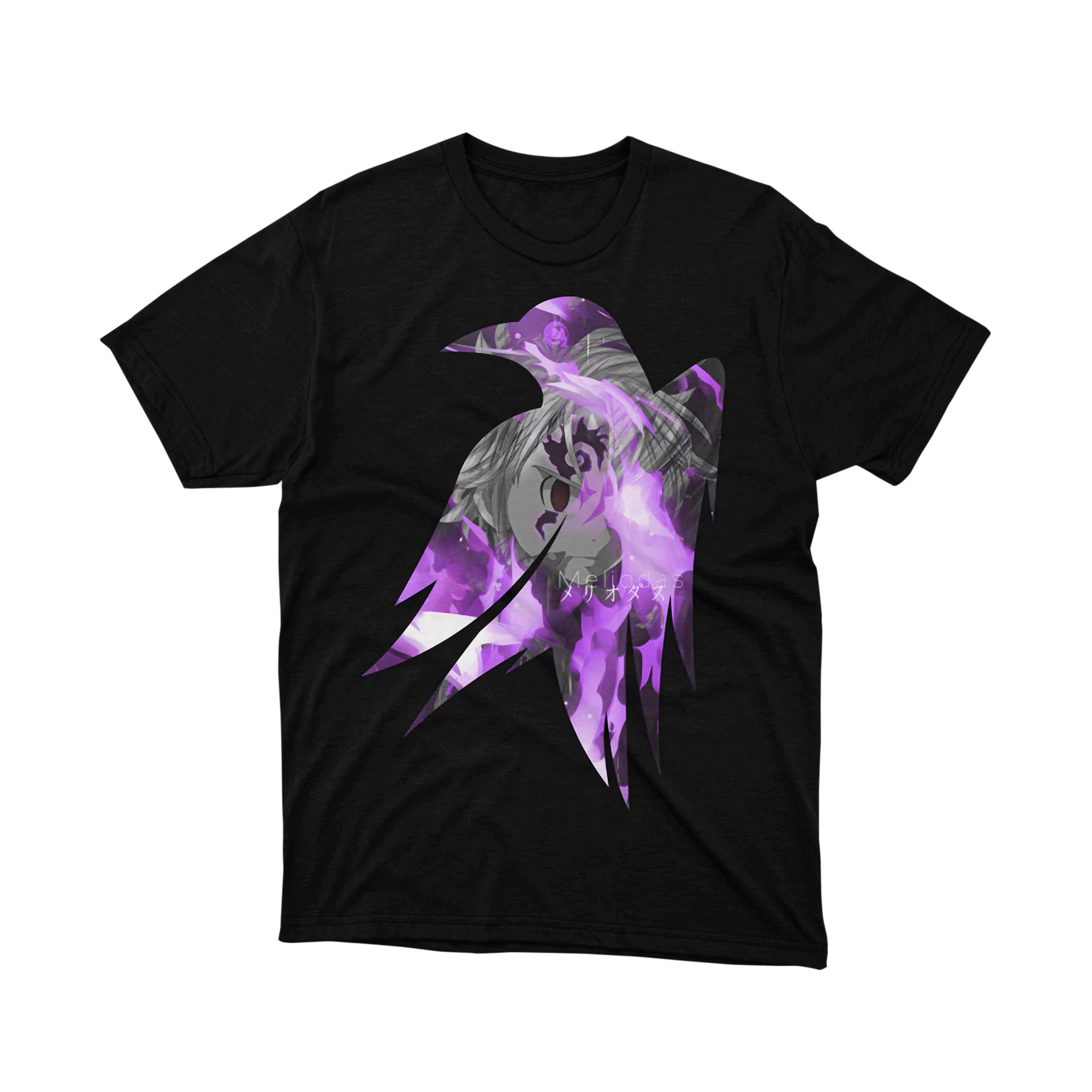 The Seven Deadly Sins Meliodas Demon Mark Raven T Shirt