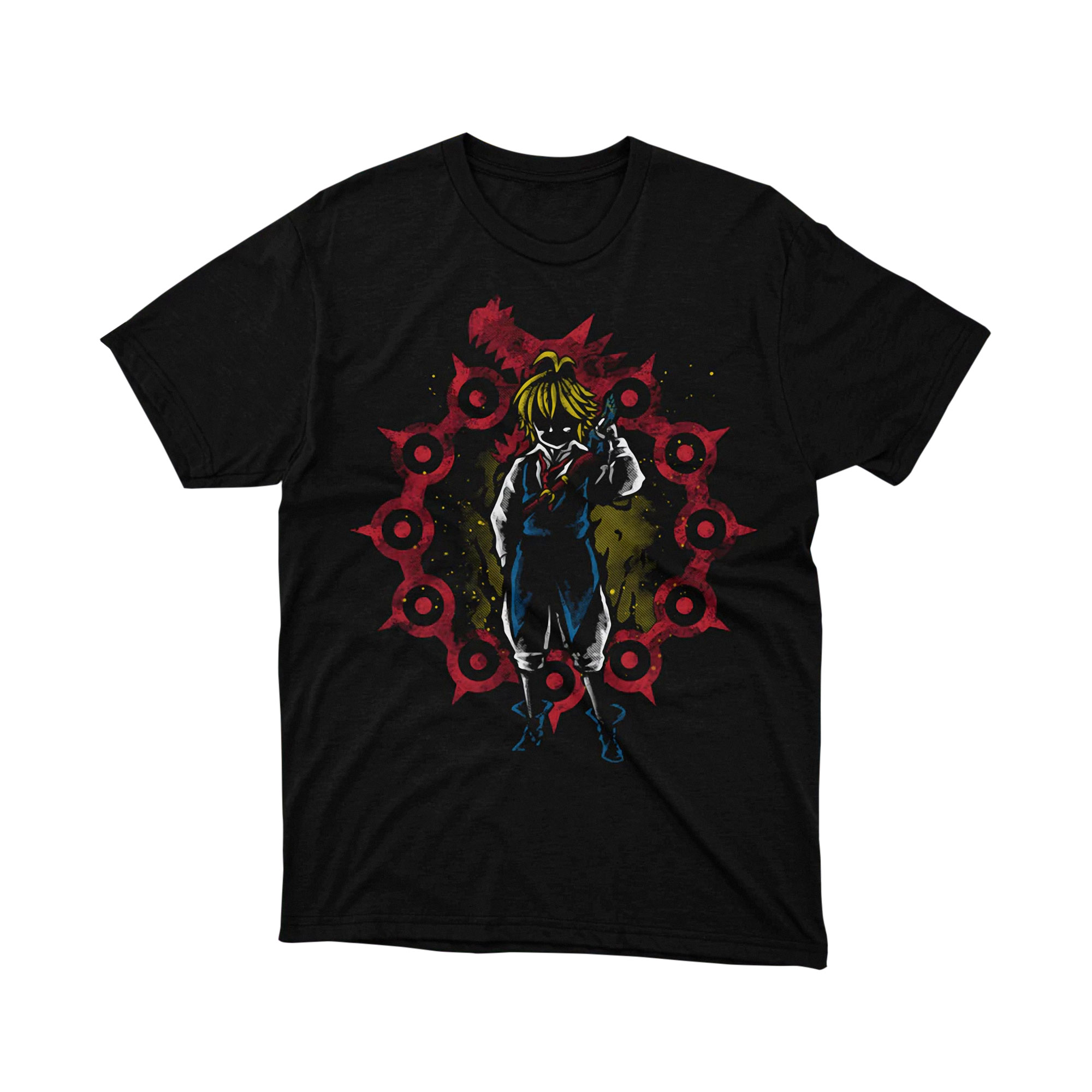 The Seven Deadly Sins Meliodas Dragon Sin Dark T Shirt
