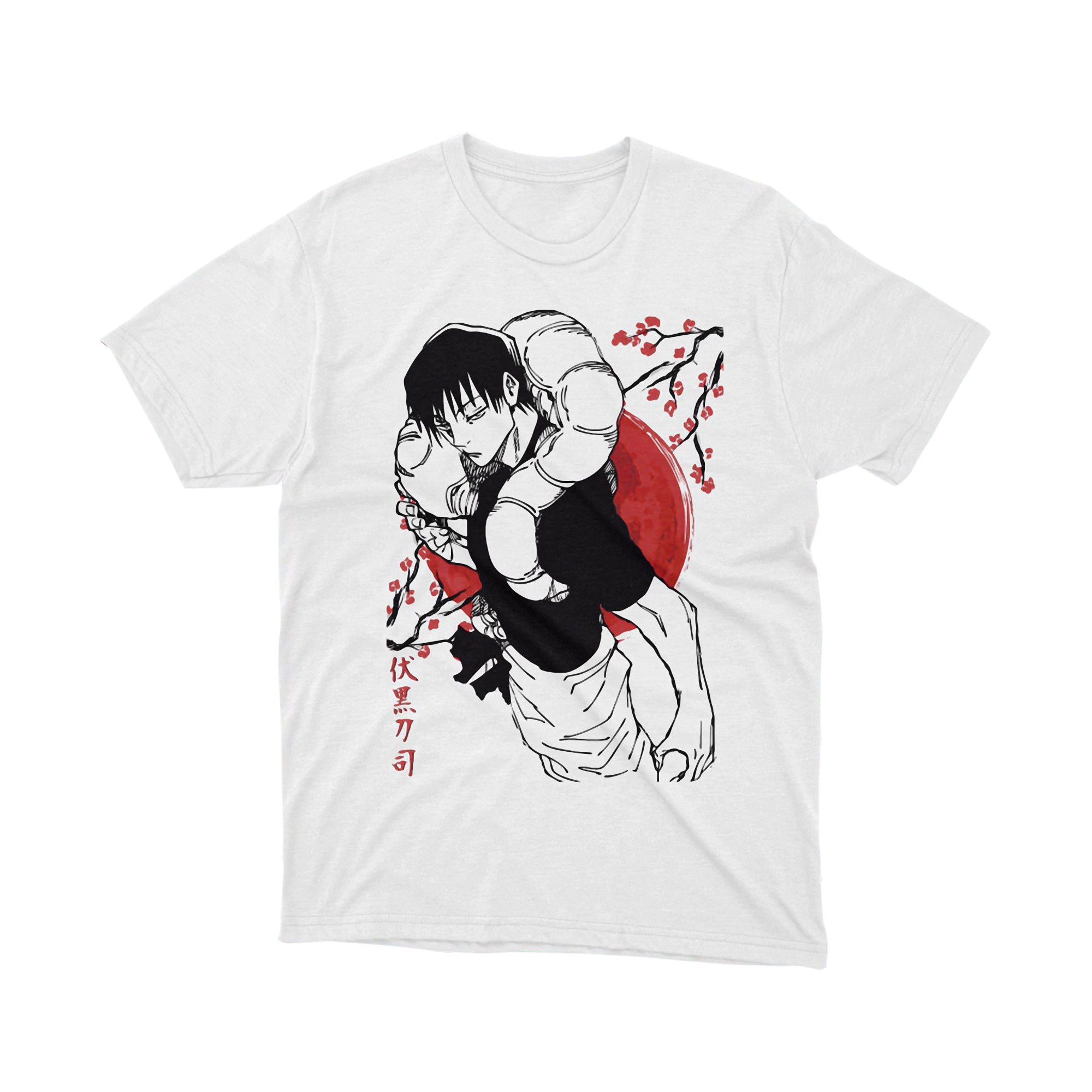 Toji Fushiguro Japanese Ink T Shirt, Jujutsu Kaisen Anime Graphic Tee for Men and Women, Samurai Art Style Shirt, Manga Gift