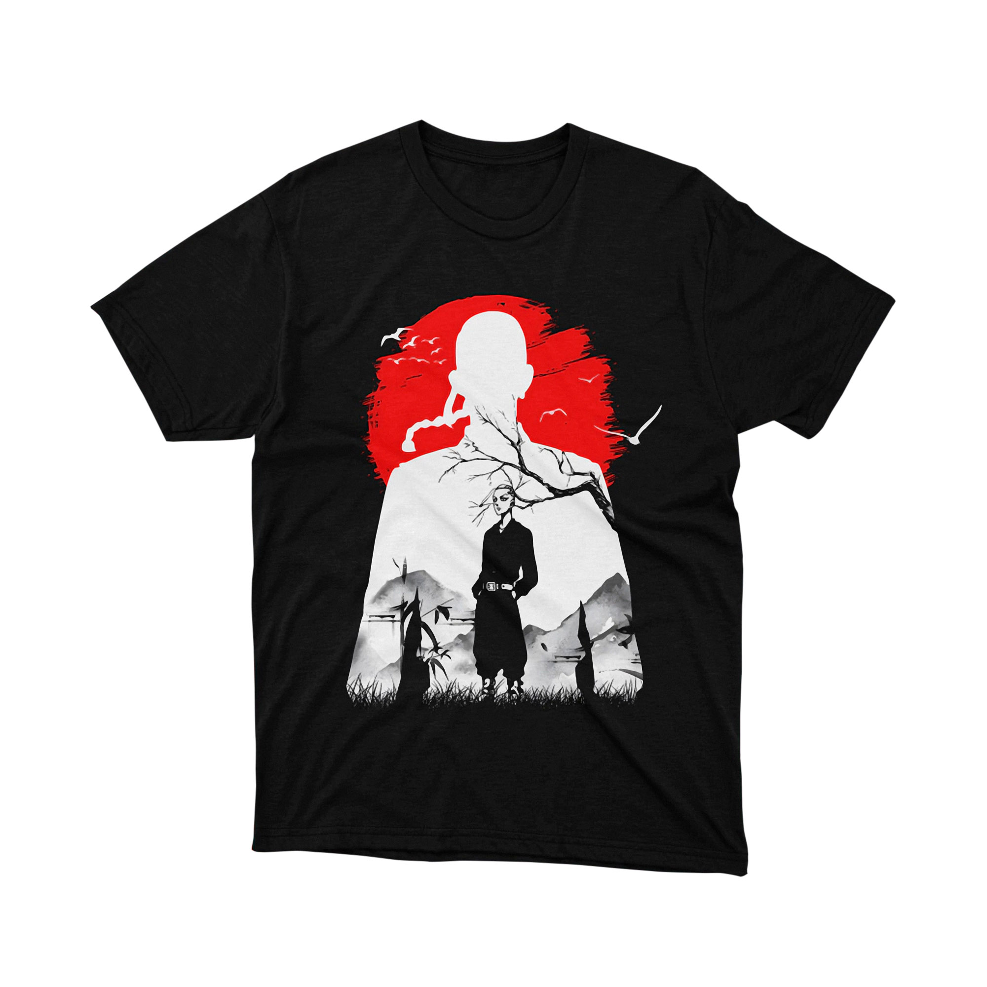 Tokyo Revengers Draken Red Sun Bamboo Landscape Art T Shirt