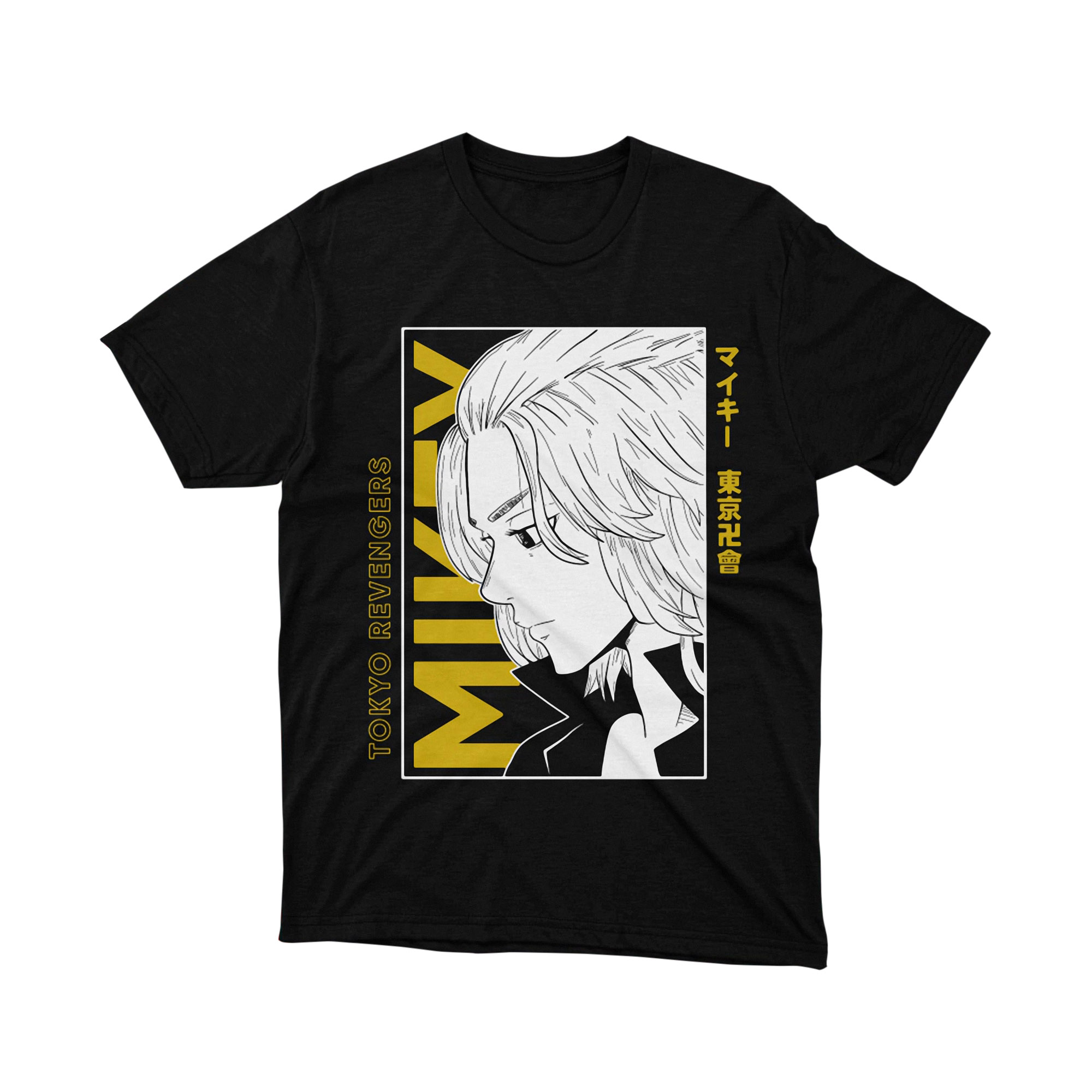 Tokyo Revengers Manjiro Mikey Black White Manga T Shirt