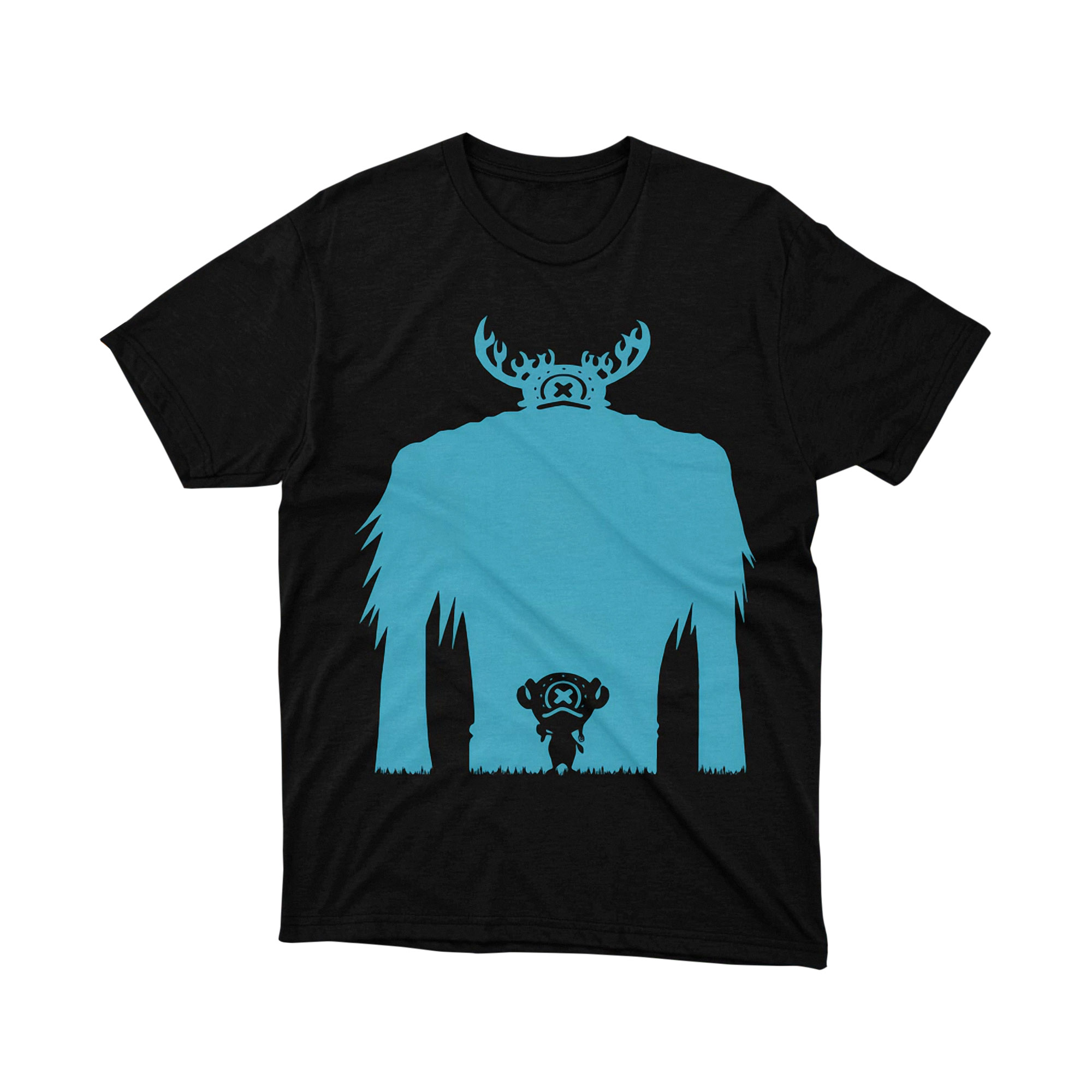 Tony Tony Chopper Monster Point Blue Shadow One Piece Anime T Shirt