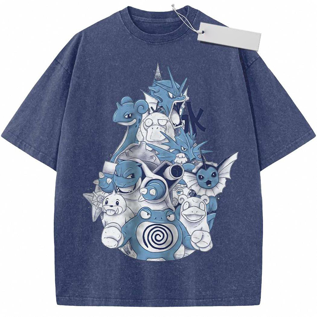 Water Class Shirt, Pokemon shirt, Anime Shirt, Vintage T Shirt 4