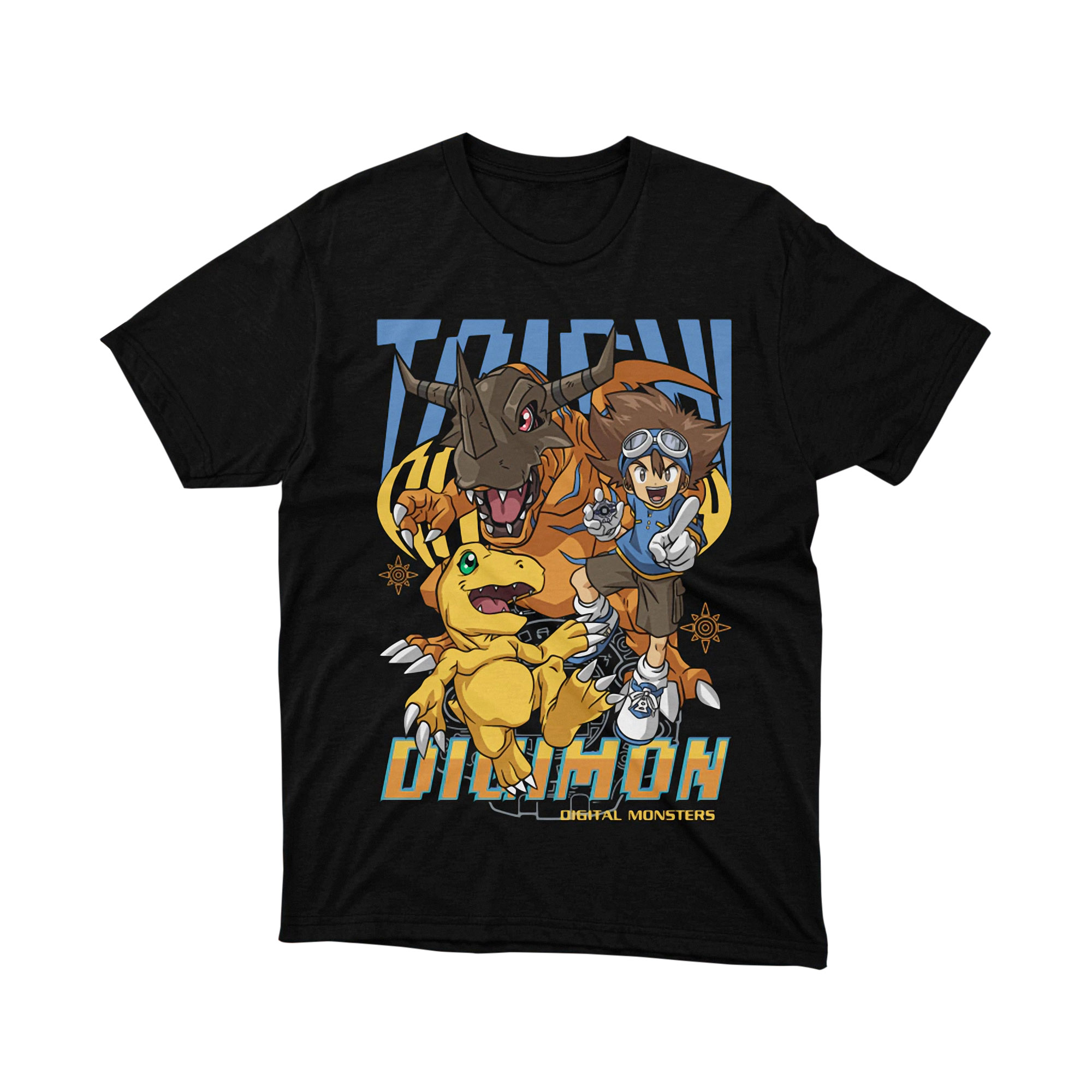 Yamato Gabumon WereGarurumon Digimon Adventure Anime T Shirt Friendship Crest 1999