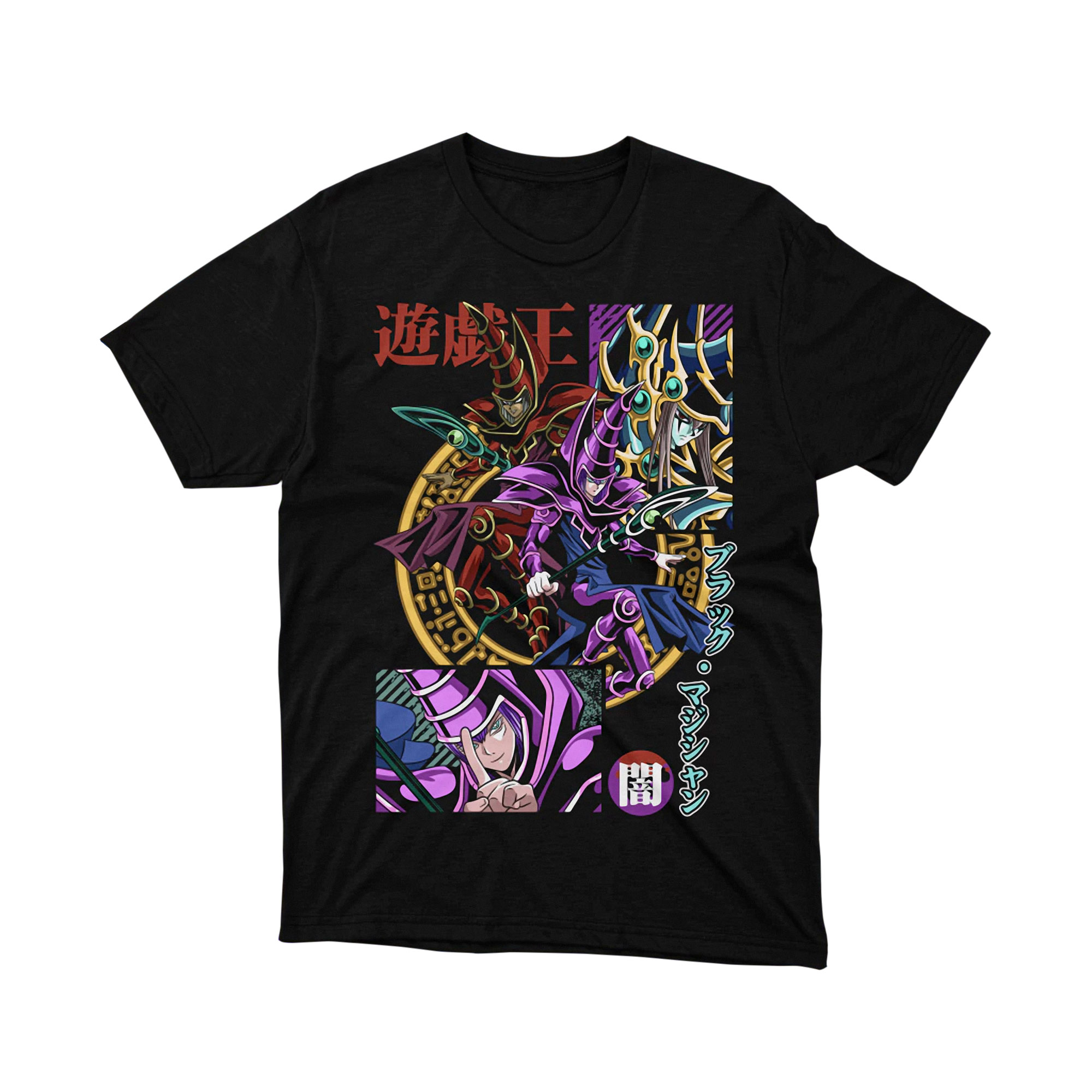 Yu Gi Oh Dark Magician Purple Anime Spellcaster T Shirt