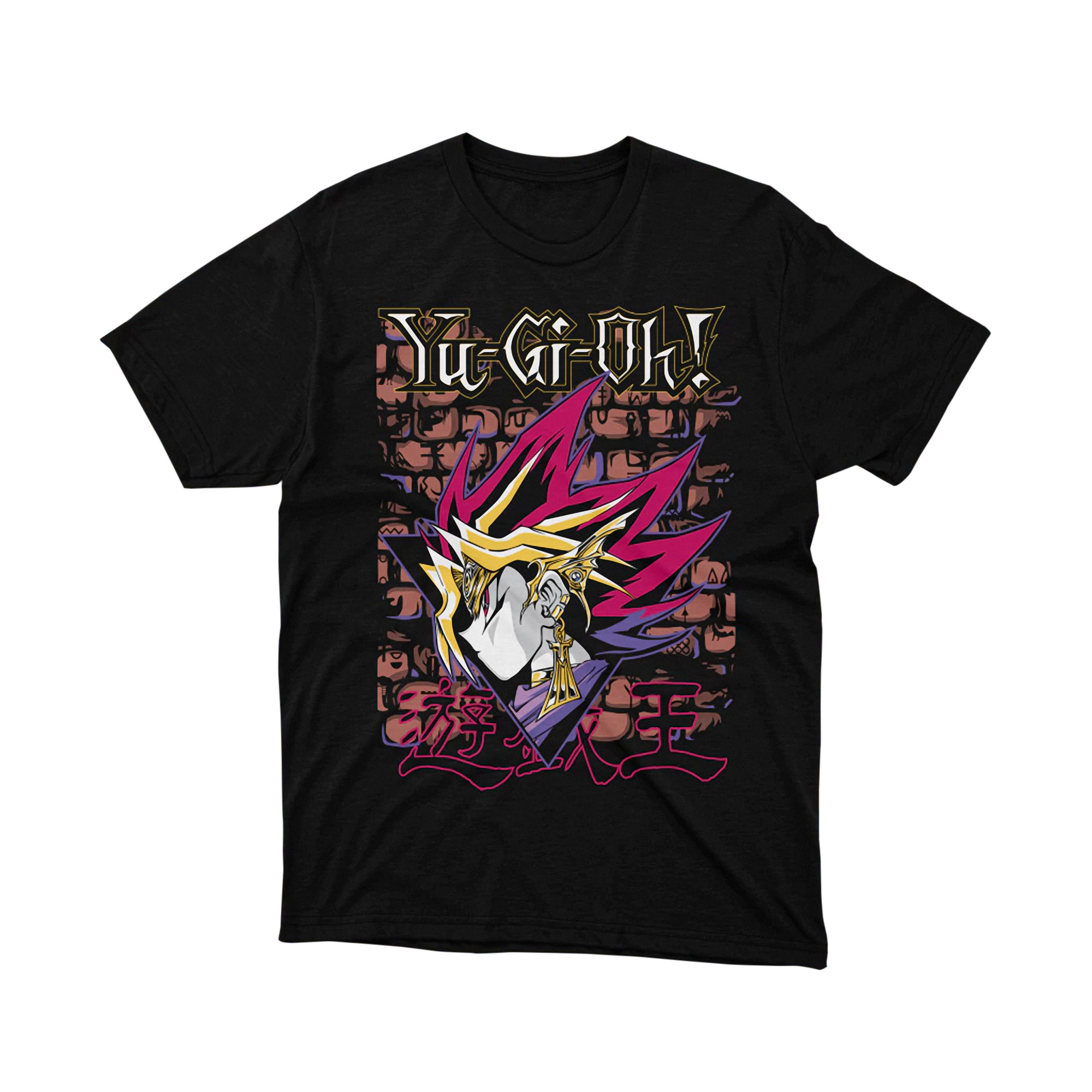 Yu Gi Oh Pharaoh Millennium Puzzle Chain Duo T Shirt