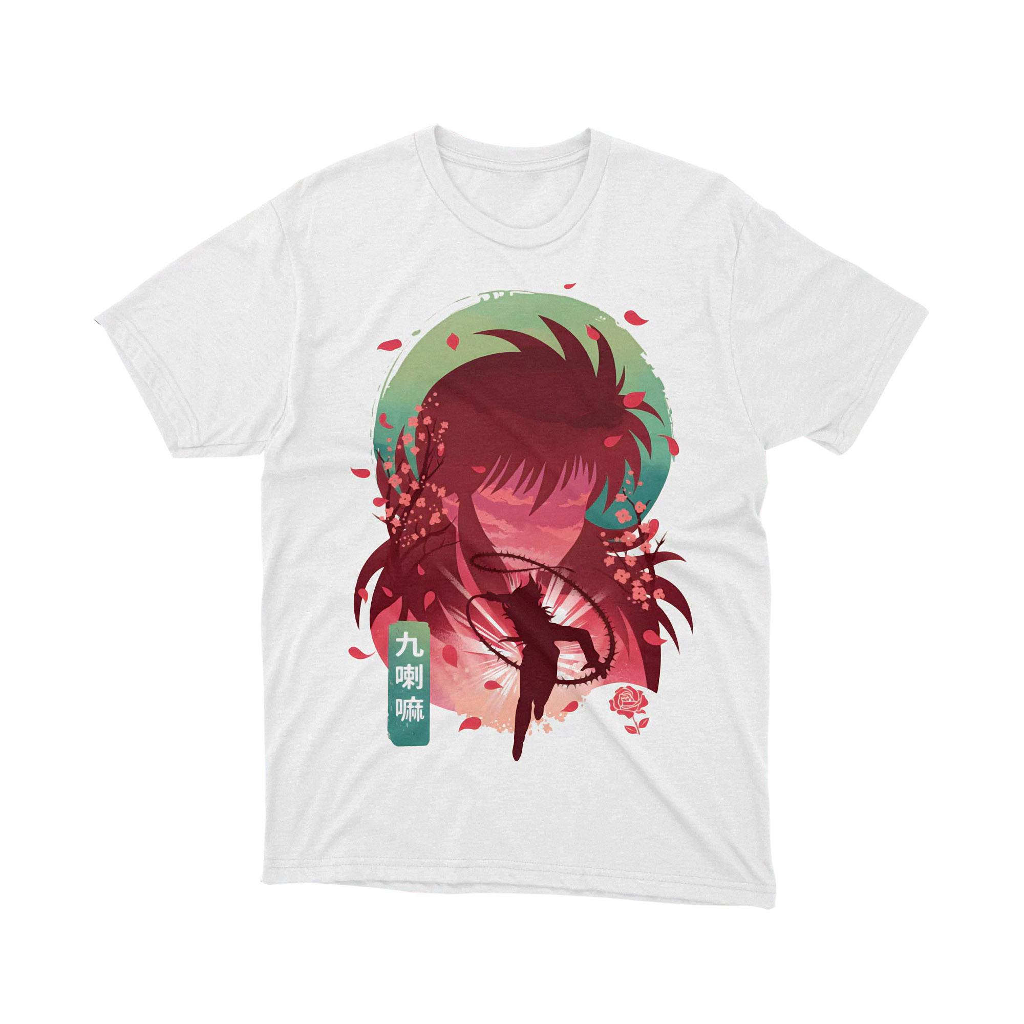 Yu Yu Hakusho Kurama Yoko Rose Whip Demon T Shirt