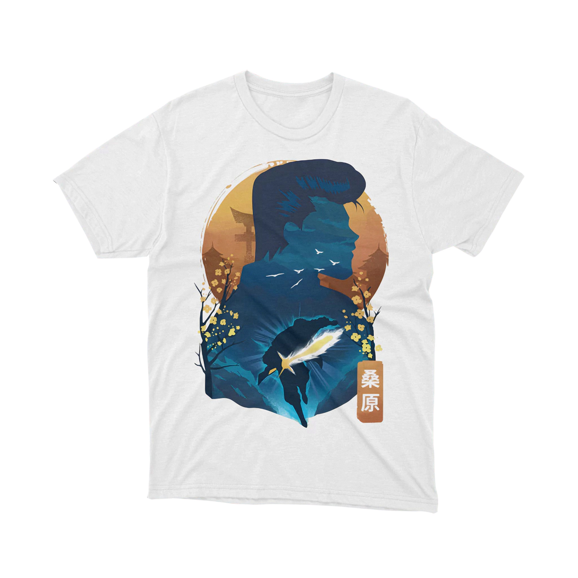 Yu Yu Hakusho Kuwabara Kazuma Spirit Sword Silhouette T Shirt