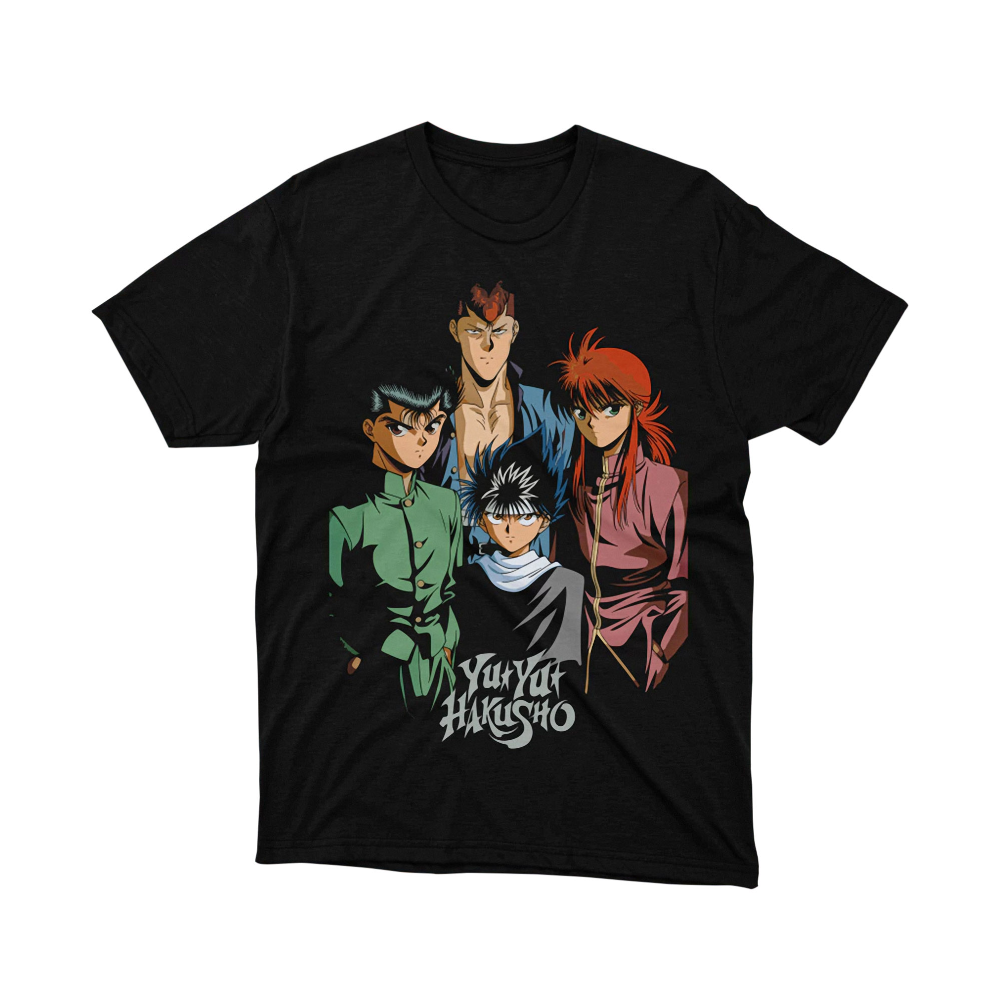 Yu Yu Hakusho Yusuke Kuwabara Kurama Hiei Group T Shirt