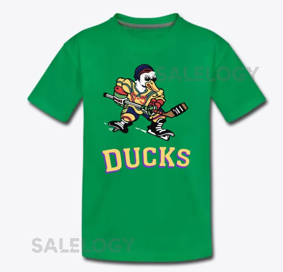 Mighty Ducks Jersey Children's T Shirt Design Available in both Toddler and Kids Sizes_123
