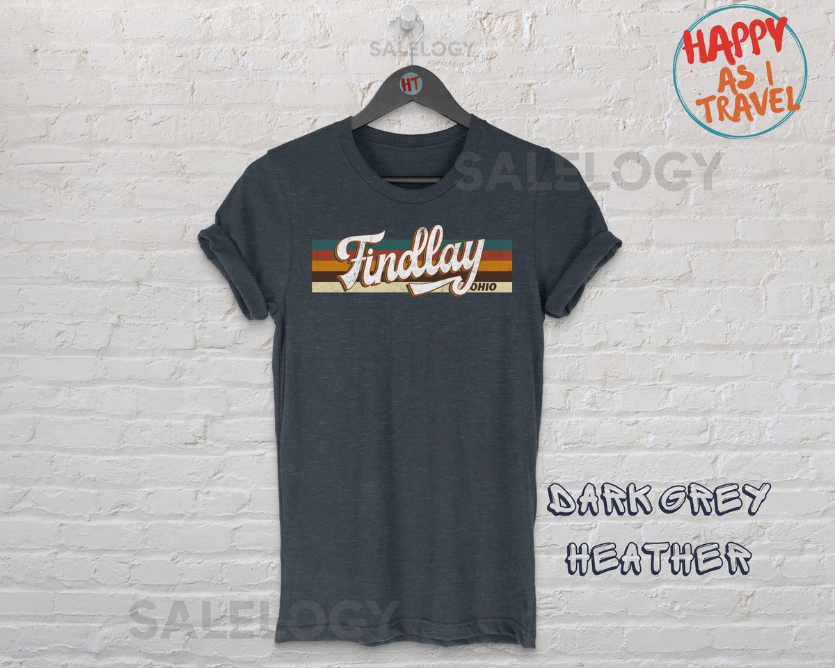 Findlay Ohio T-Shirt Retro Souvenir Tee_156