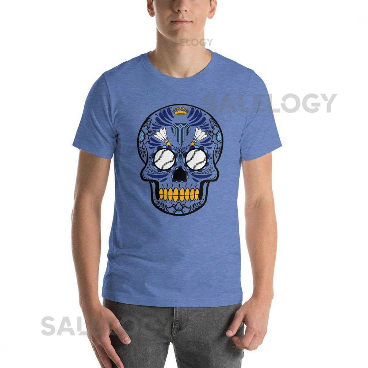 Kansas City Royals Sugar Skull Unisex T-Shirt_429