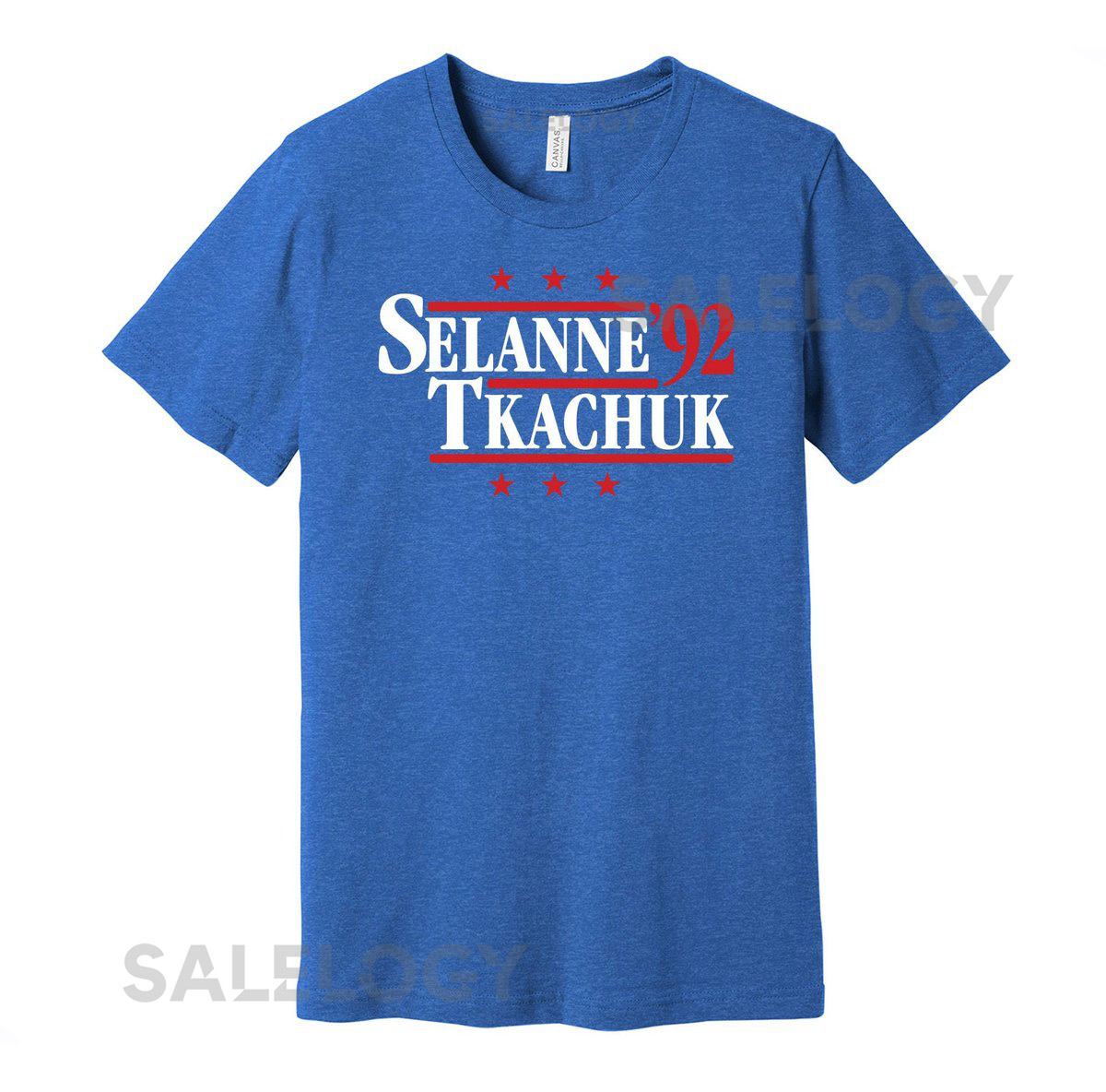 Selanne Tkachuk '92   Political Campaign Parody Tee   Hockey Legends For President Fan Shirt S M L XL XXL 3XL Lots of Color Choices_475