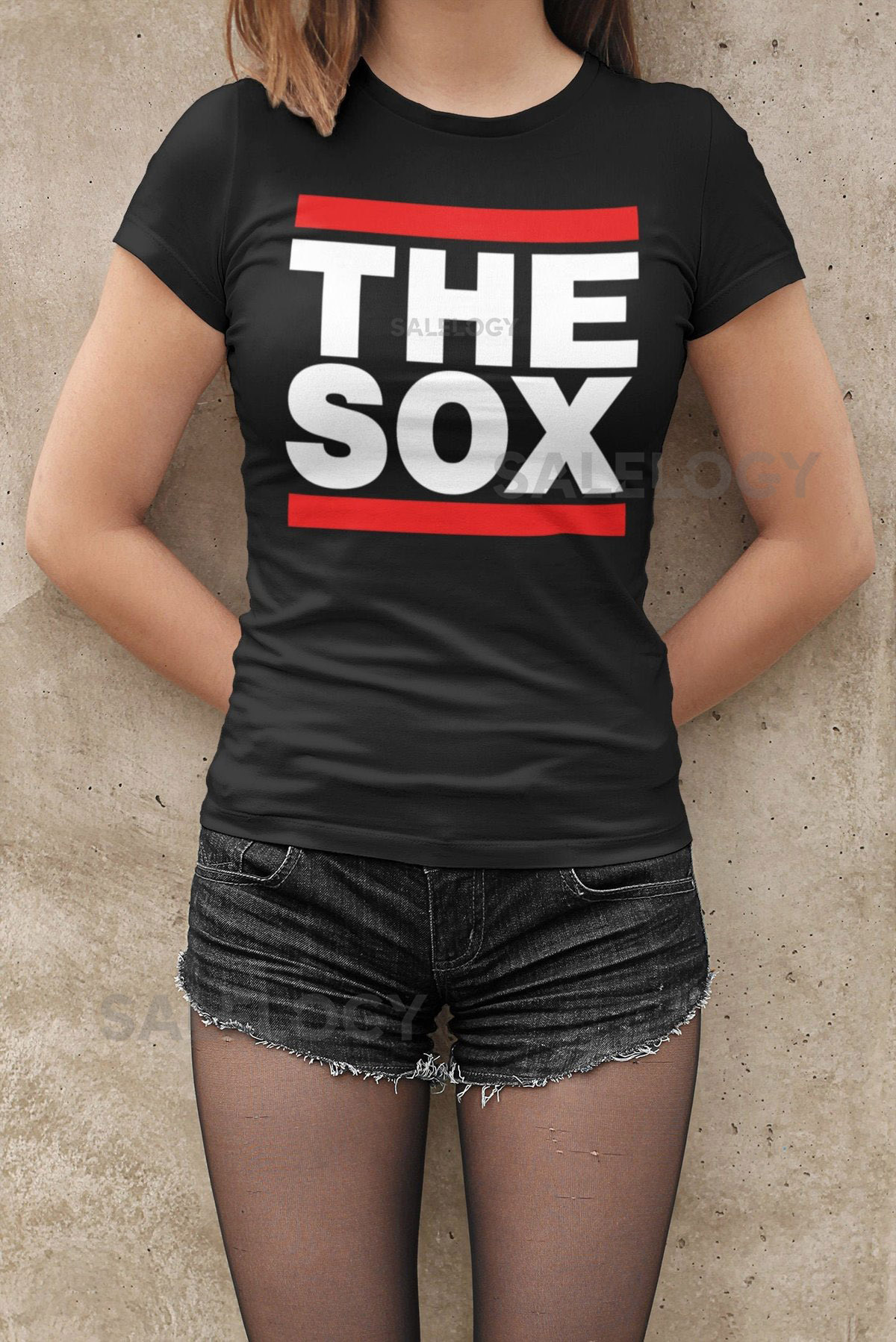 THE WHITE SOX- Ladies White Sox Shirt Chicago White Sox Tee Shirt For Women Women's White Sox Shirt White Sox Fan Shirt Fitted Sox Tee_257