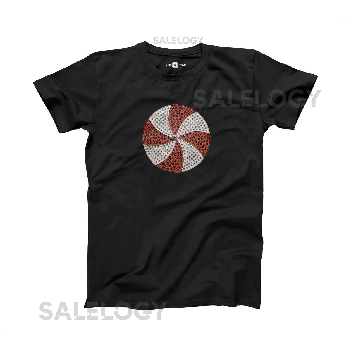 Red and White Pinwheel Shirt Chicago White Sox Comiskey Park Exploding Scoreboard Fireworks Retro Black Tee Size XS S M L XL 2XL 3XL 4XL 5XL_87
