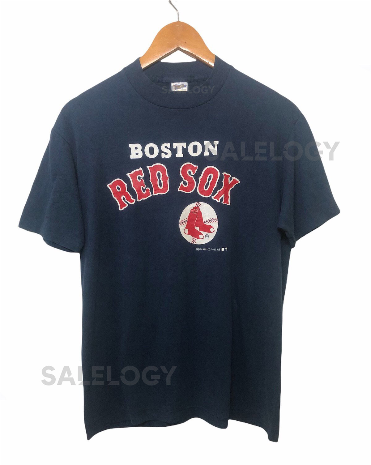 Vintage 90s Boston Red Sox MLB Baseball T Shirt Large Size_615