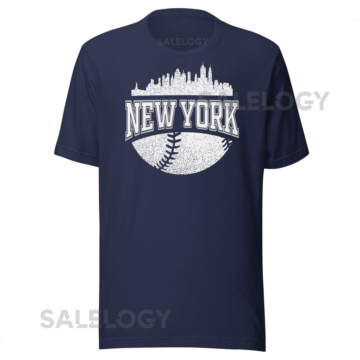 Vintage NY Baseball Retro New York City Skyline Premium Unisex T-Shirt_518