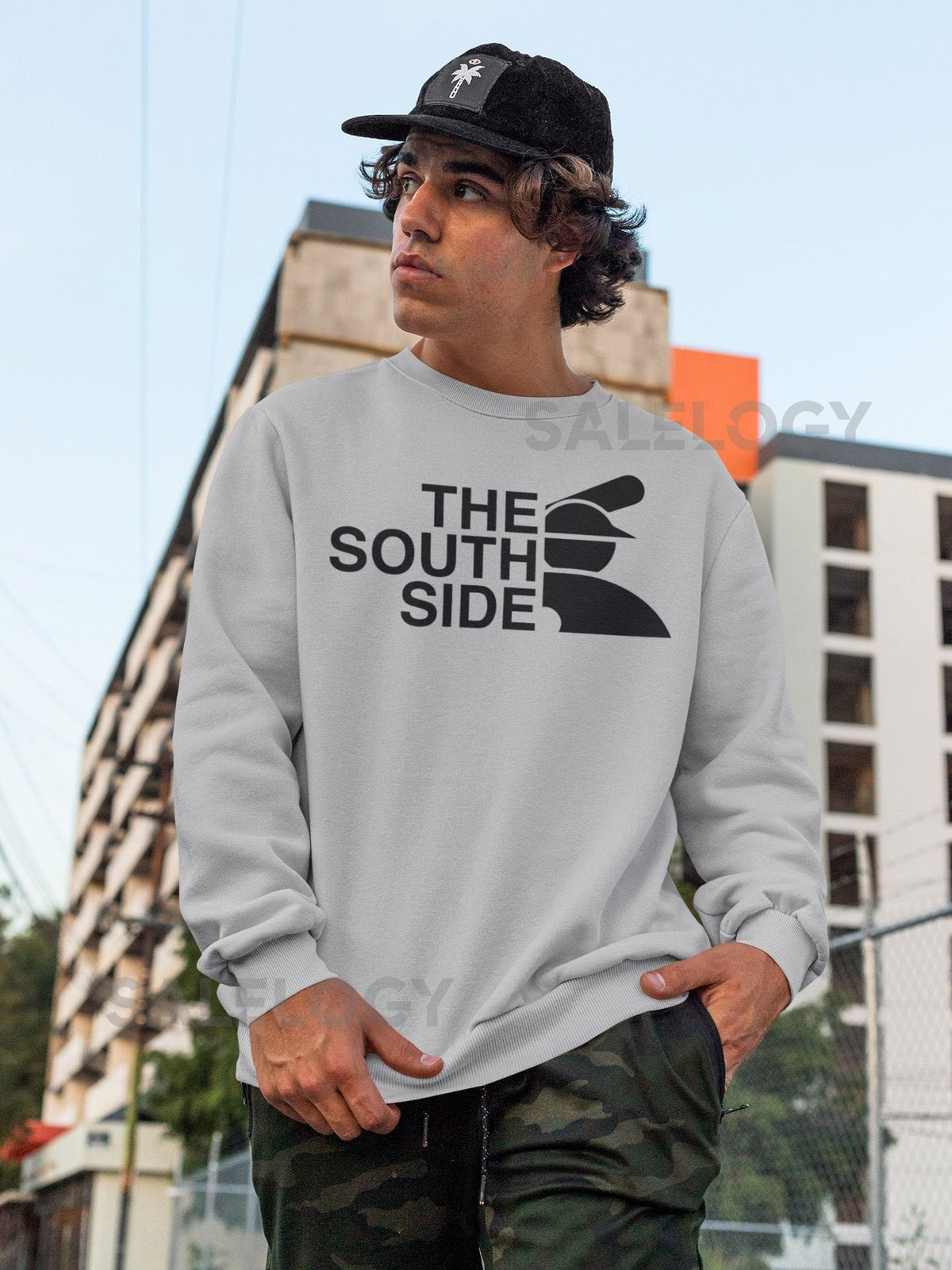 The South Side Shirt Sweatshirt Chicago White Sox Sweatshirt Gray White Sox Shirt Unisex White Sox Shirt_252