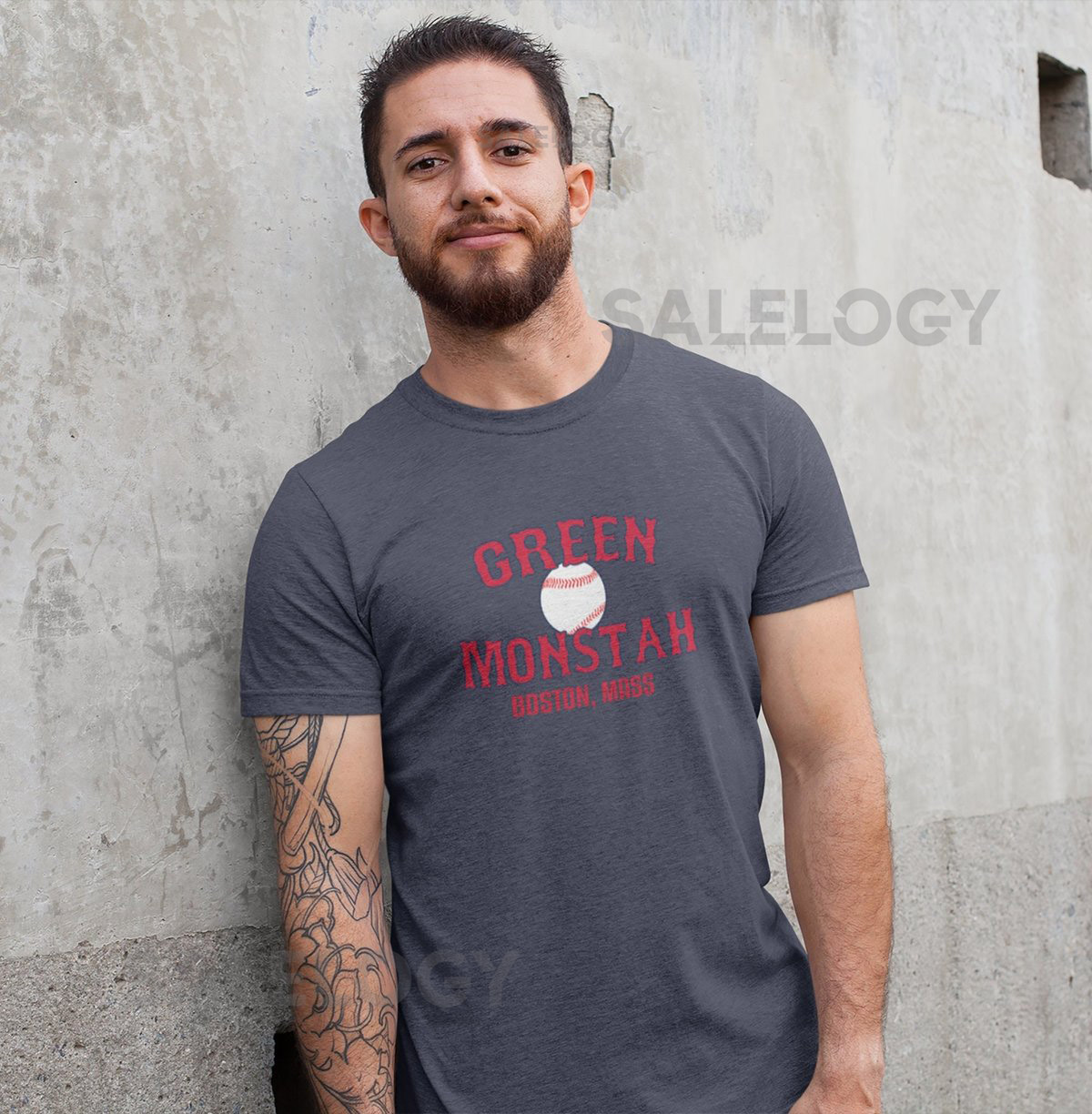 Boston Red Sox Green Monstah Unisex Jersey Short Sleeve Tee_198